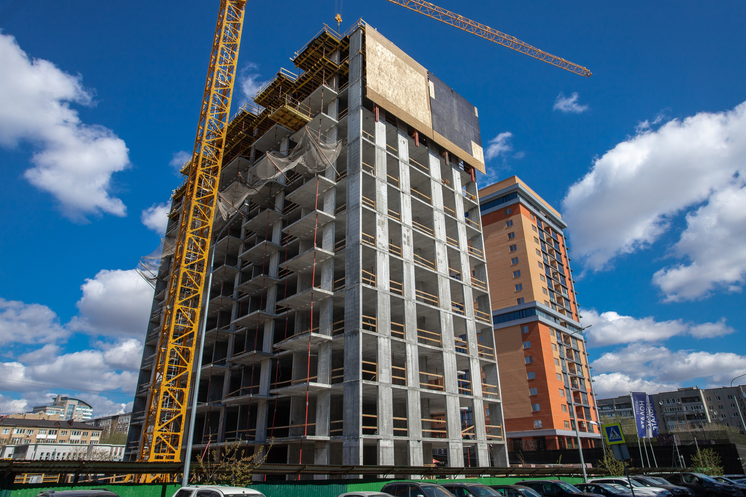 Динамика строительства. Фотограф Тюмень Александр Долгих