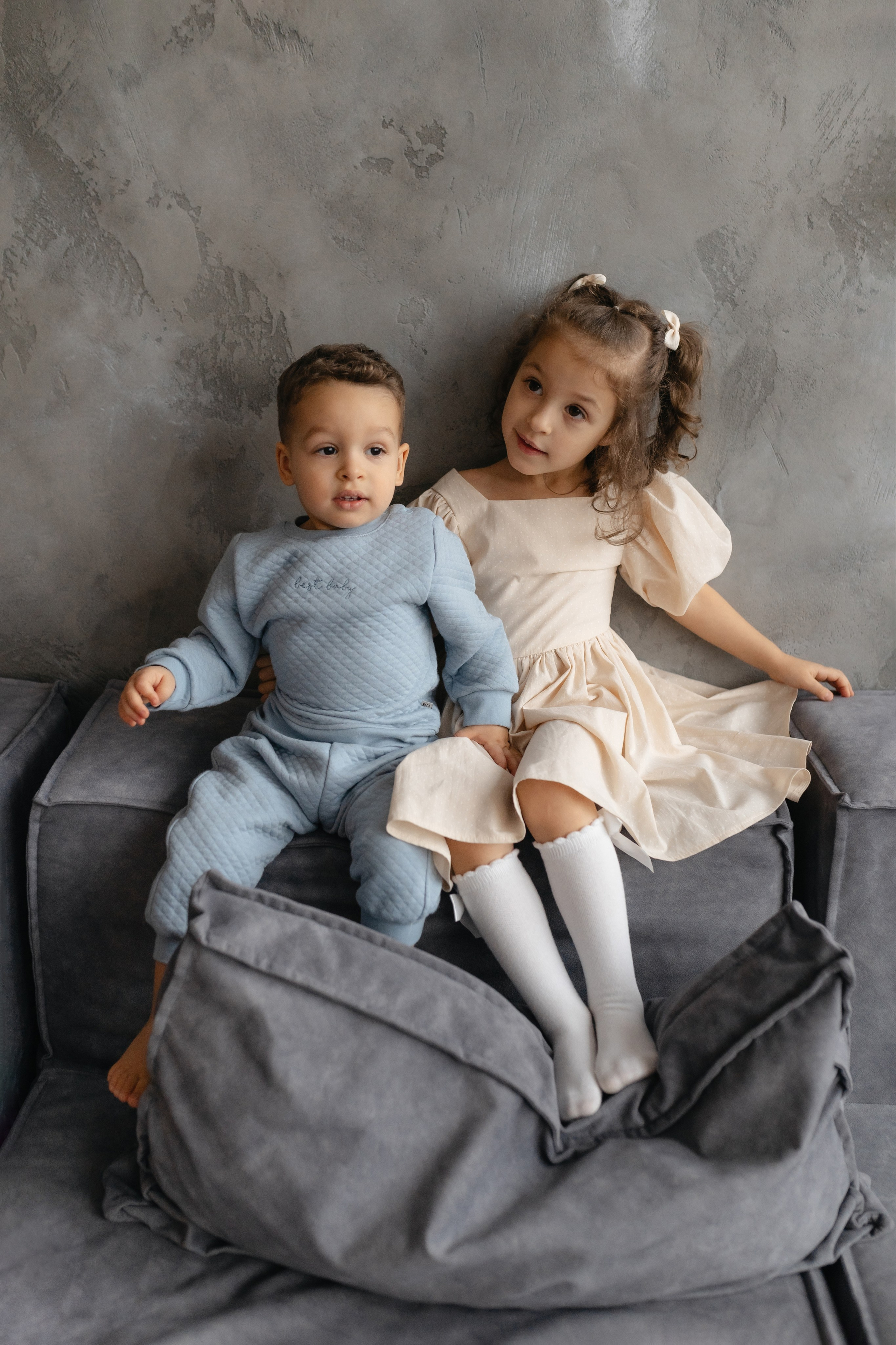 Семейная новогодняя съемка в студии. Семейный и портретный фотограф Нижний Новгород