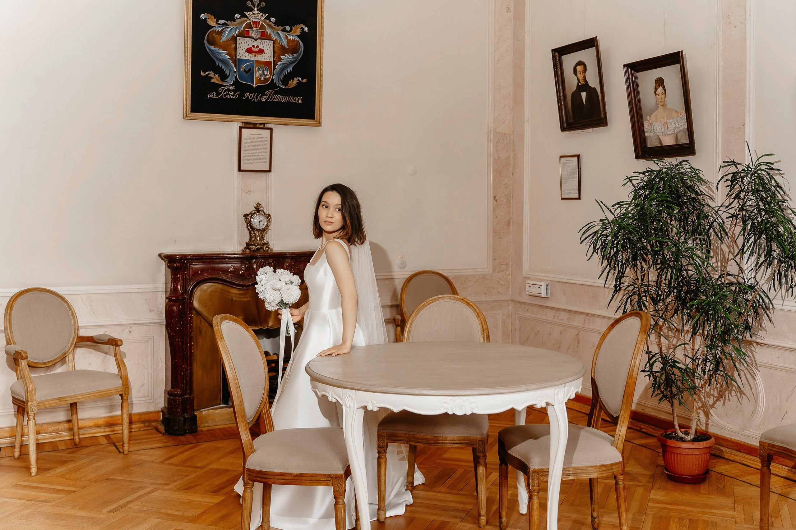 Регистрация брака в библиотеке Пушкина. Свадебный и семейный фотограф в Москве Светлана Зоткина