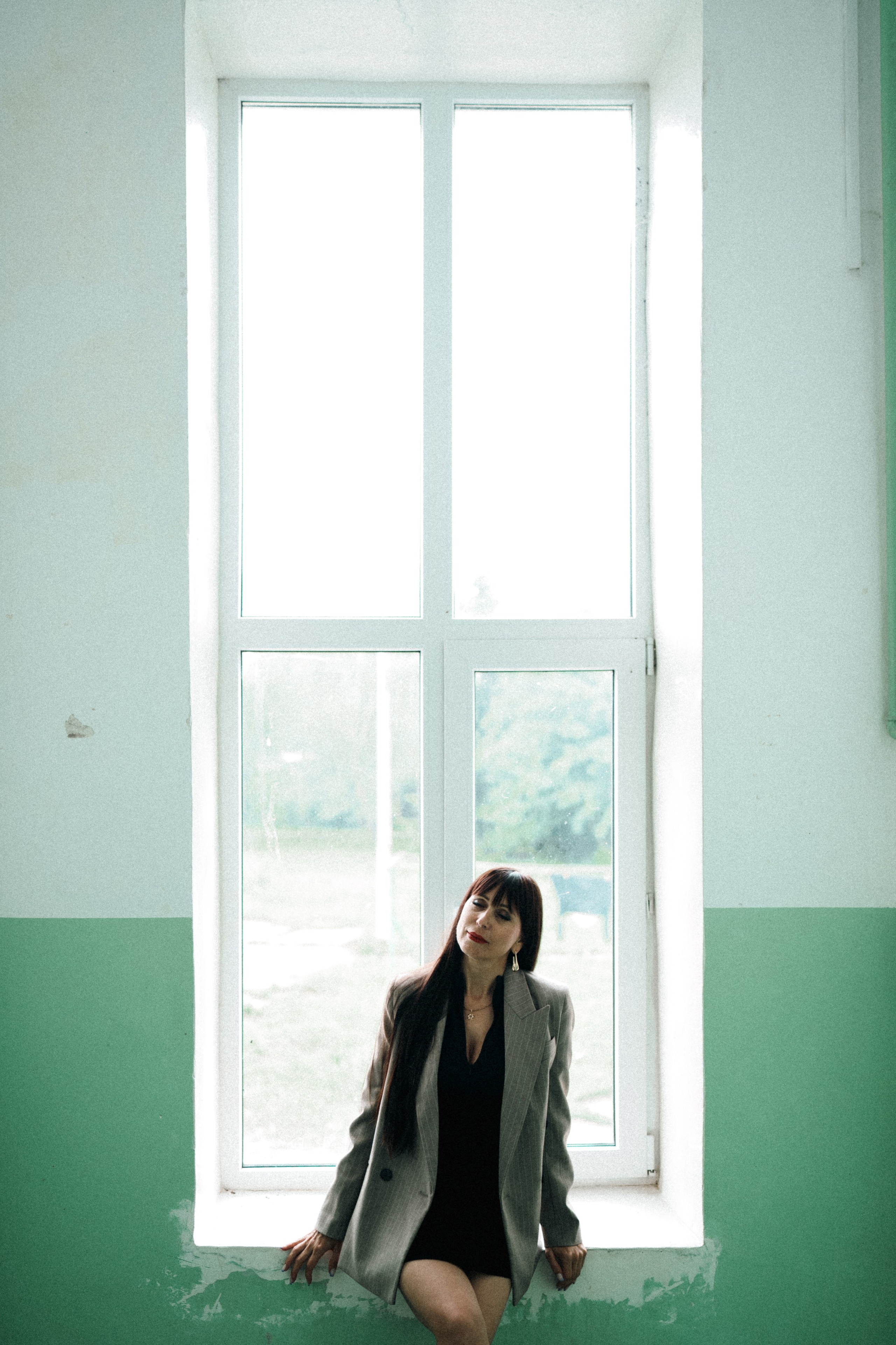 Галина (прогулка под дождём). Фотограф в Москве