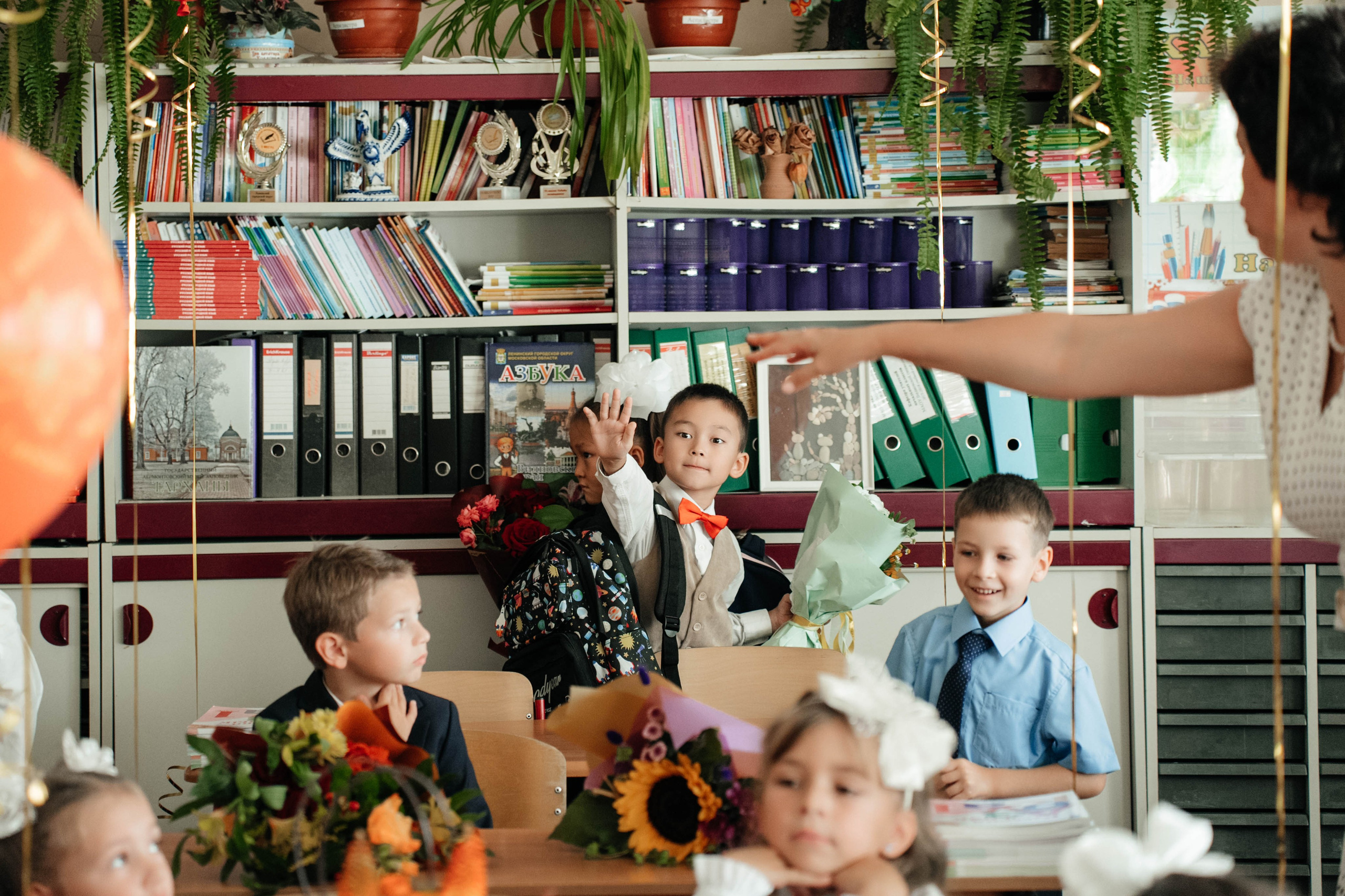 1 сентября, 1-й класс. Свадебный фотограф Москва Александра Аверкова