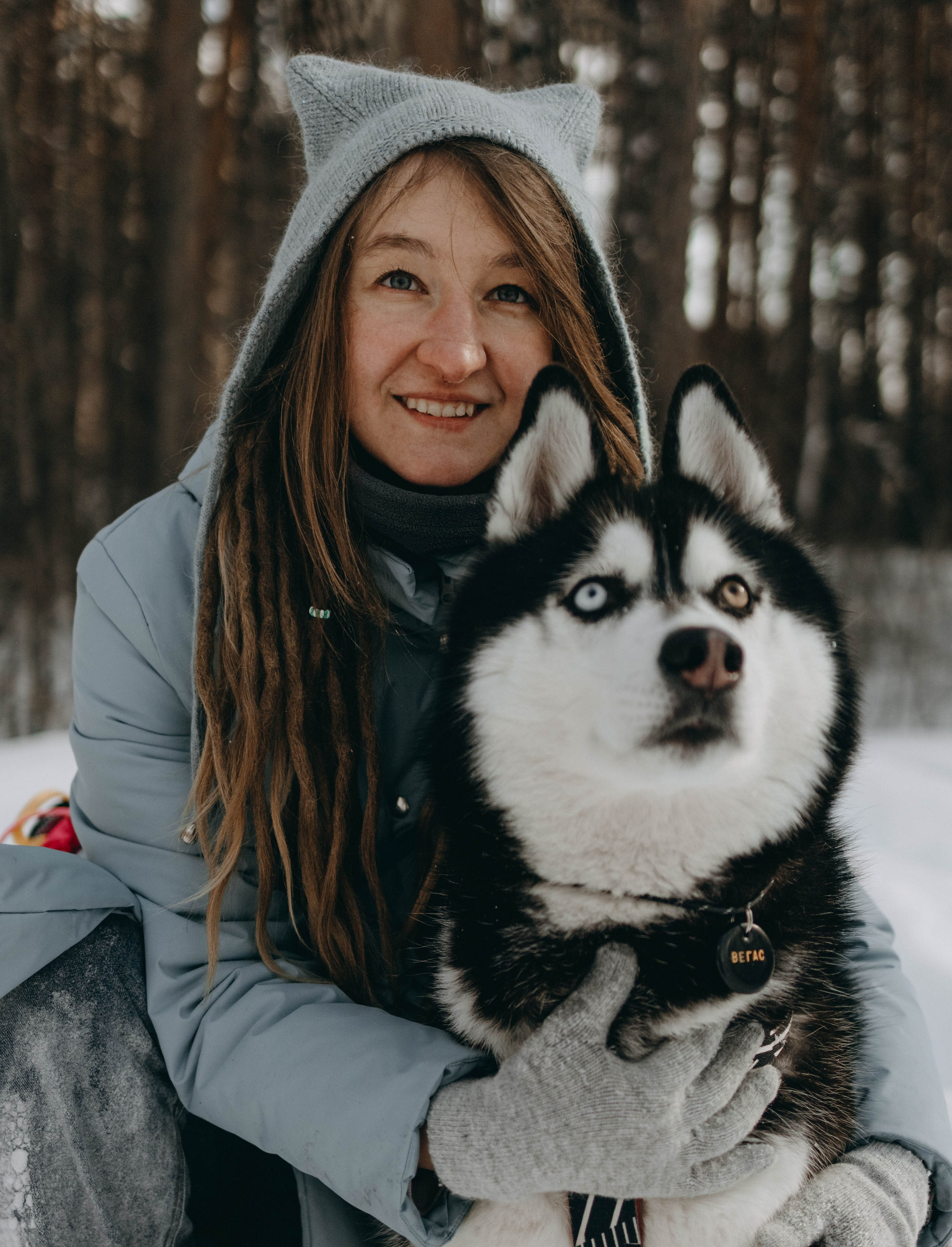 Анна и Вегас. Фотограф-анималист в Екатеринбурге | Кристина
