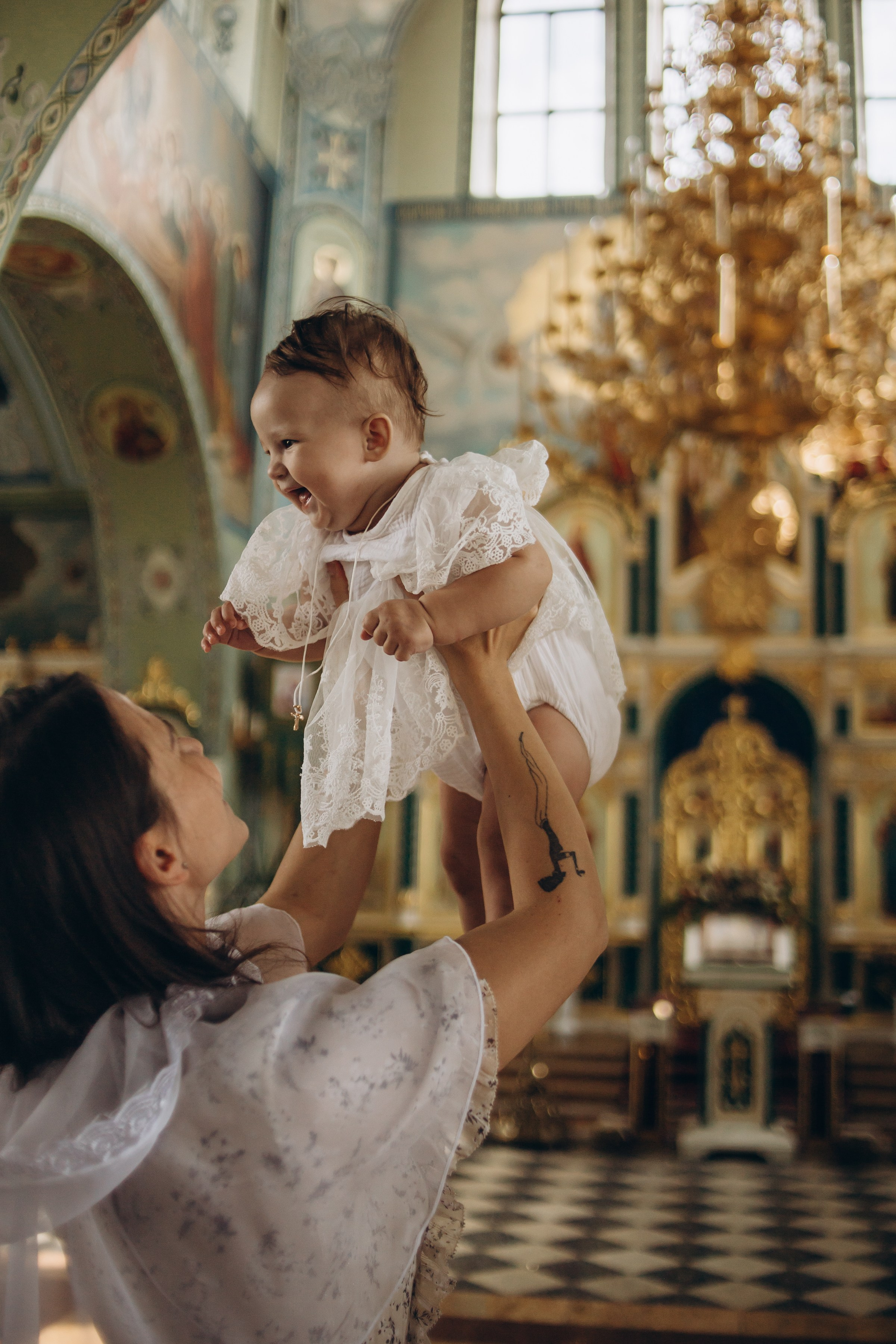 Крещение Варвары и Елизаветы. Семейный фотограф в Волгодонске Краченцева Анна
