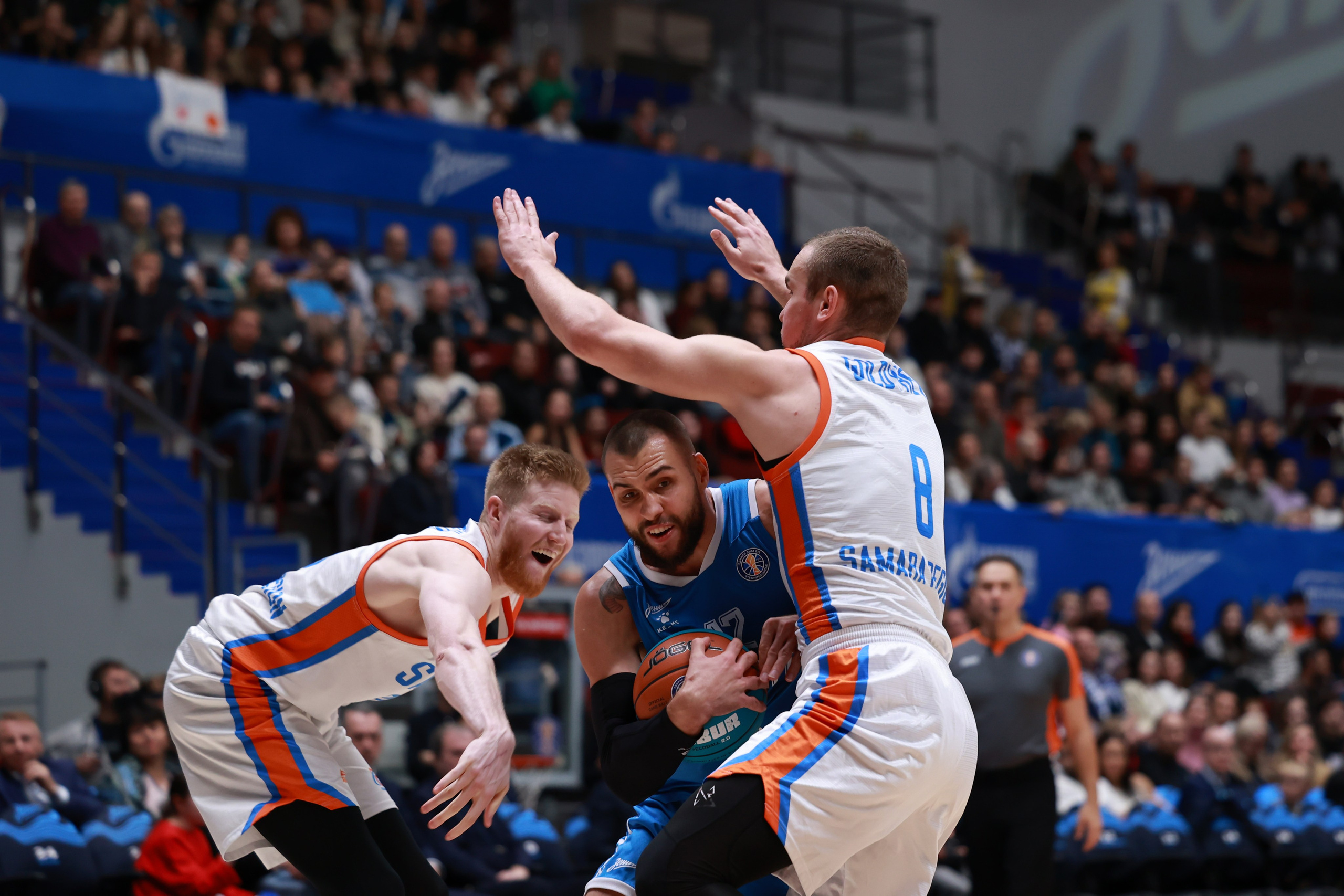 БК Зенит — БК Самара 30.10.2024. Спортивный и репортажный фотограф Антон Тереханов