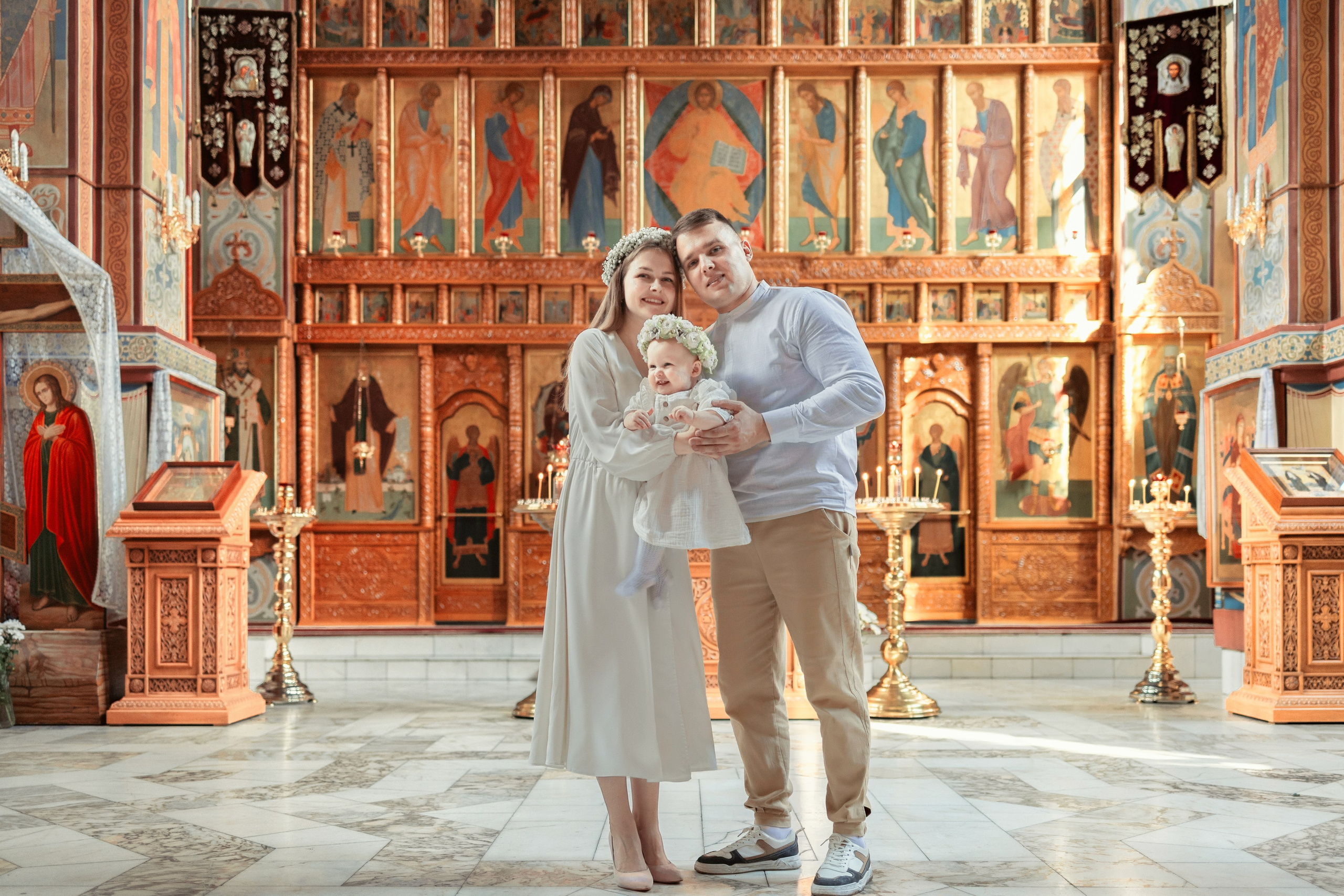 Фотоссесия для Полины и ее родителей. ТОП Фотограф на Крещение и Венчание Железногорск Алексей Мещеряков