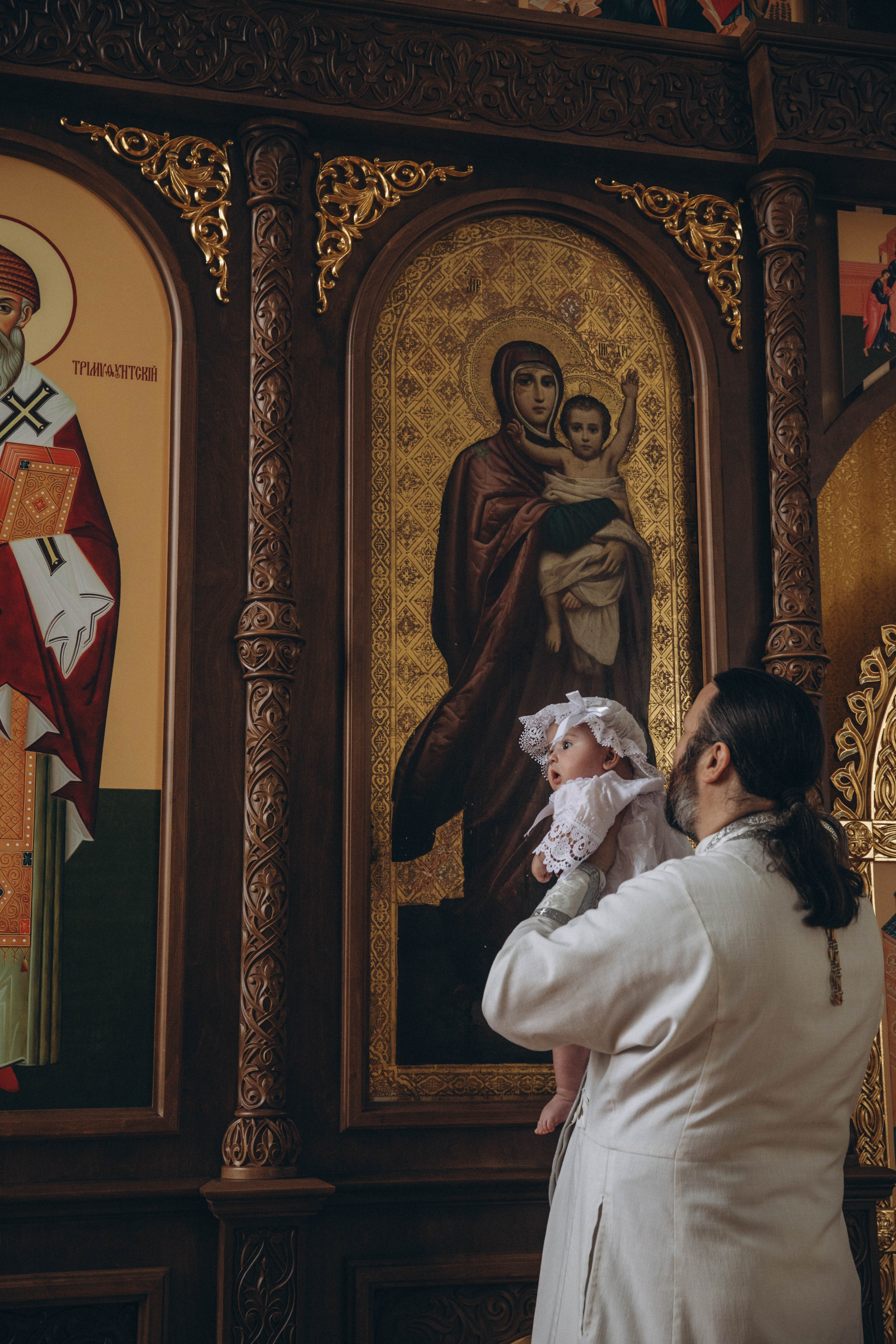 Таинство Крещения. Фотограф новорожденных в Волгограде и Волжском Карина Воробьева
