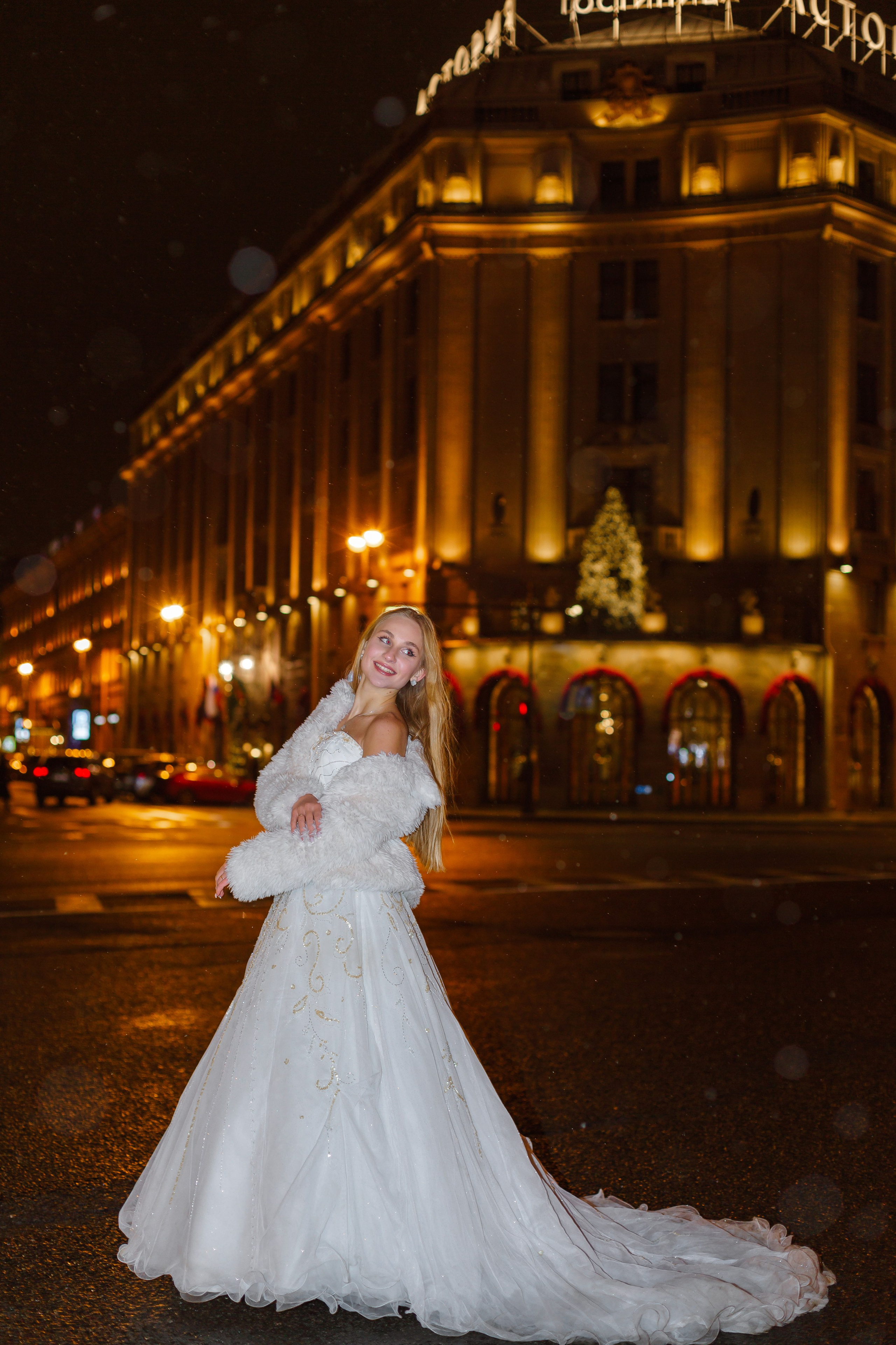 Прогулка по Новогоднему ночному Санкт- Петербургу. Свадебный и семейный фотограф Спб Бошман Ирина