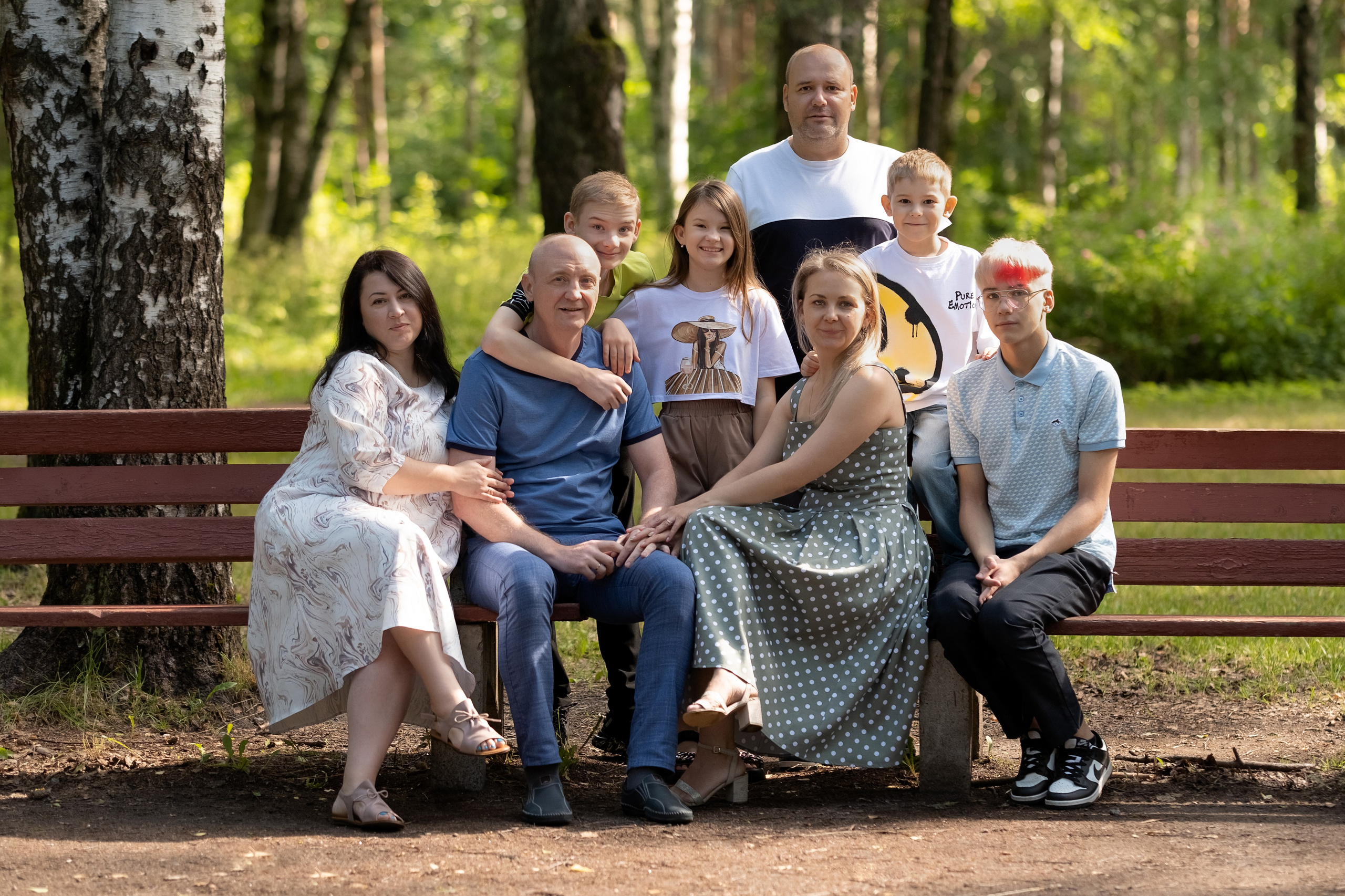 Семейная фотосессия (прогулки и студии). Семейный и женский фотограф в Санкт-Петербурге