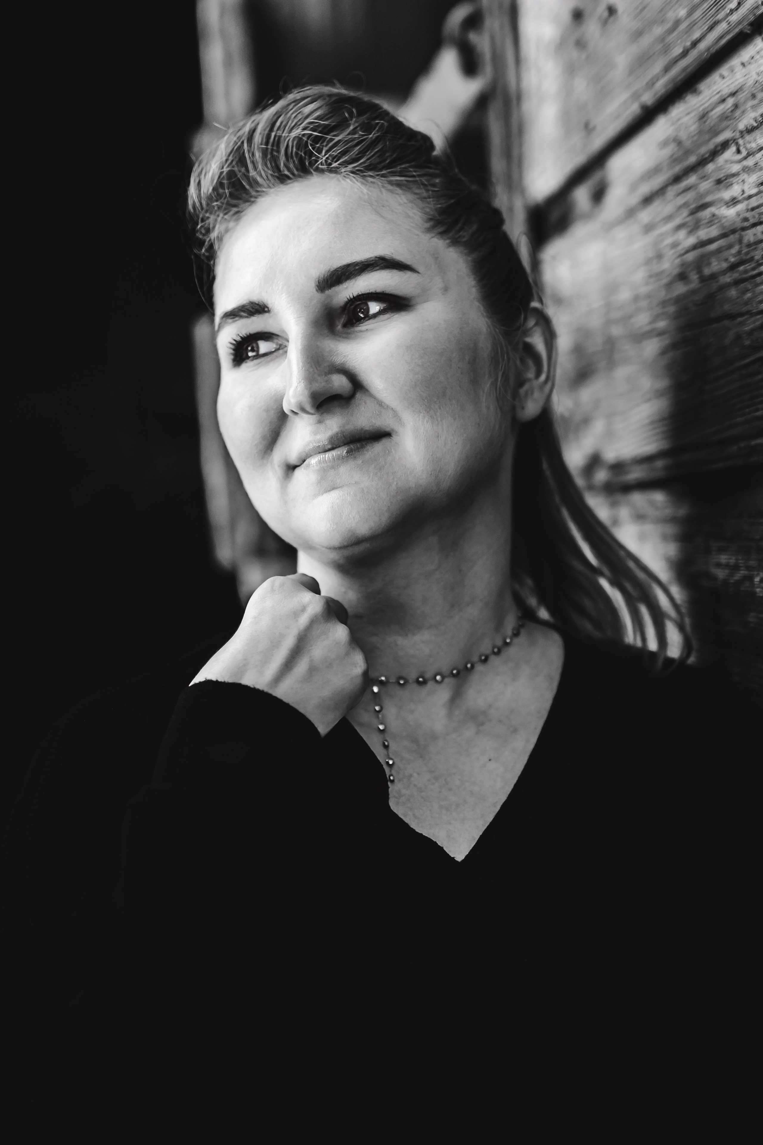 Женский портрет Уфа ЧБ 