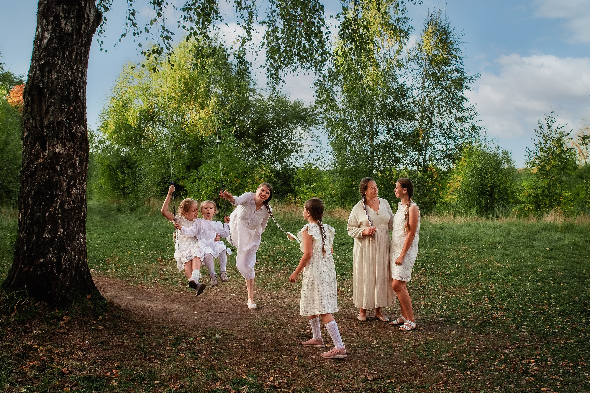 Вплетая косы. Фотограф Москва Брянск