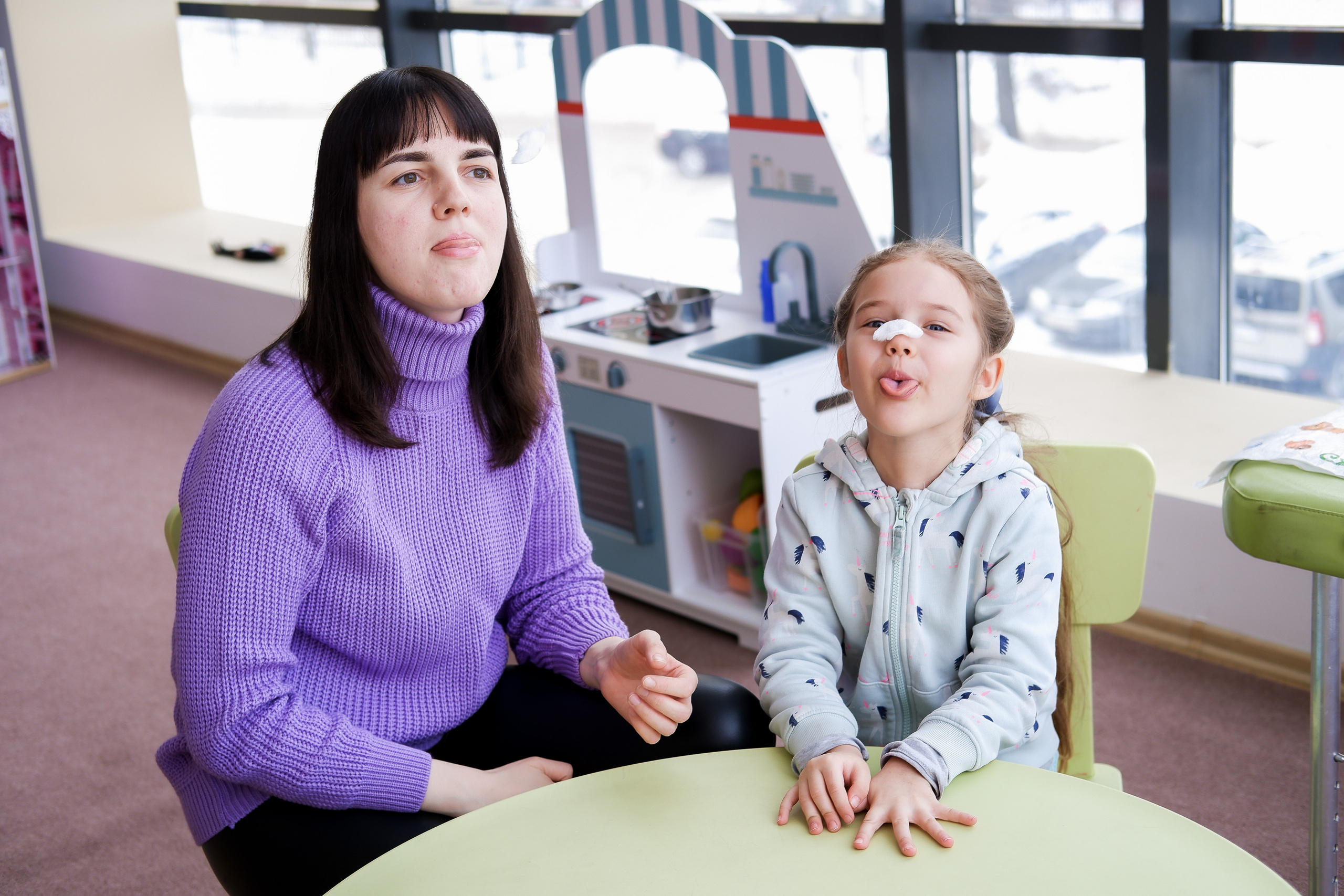 Контент съемка для Екатерины. Она логопед