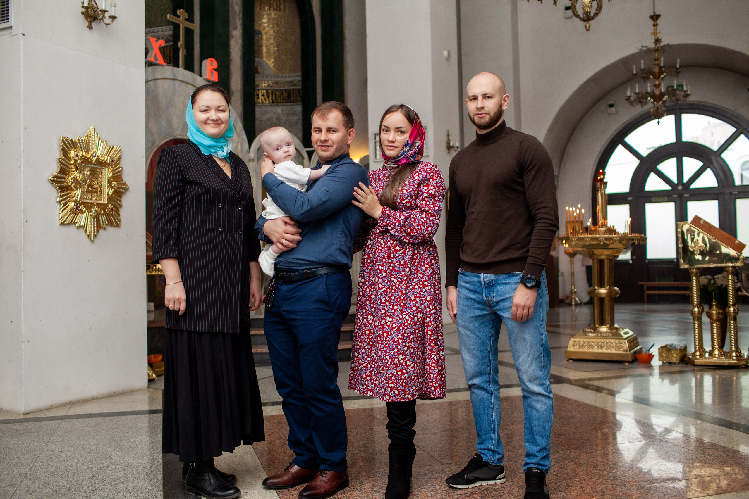 Таинство крещения Кирюши