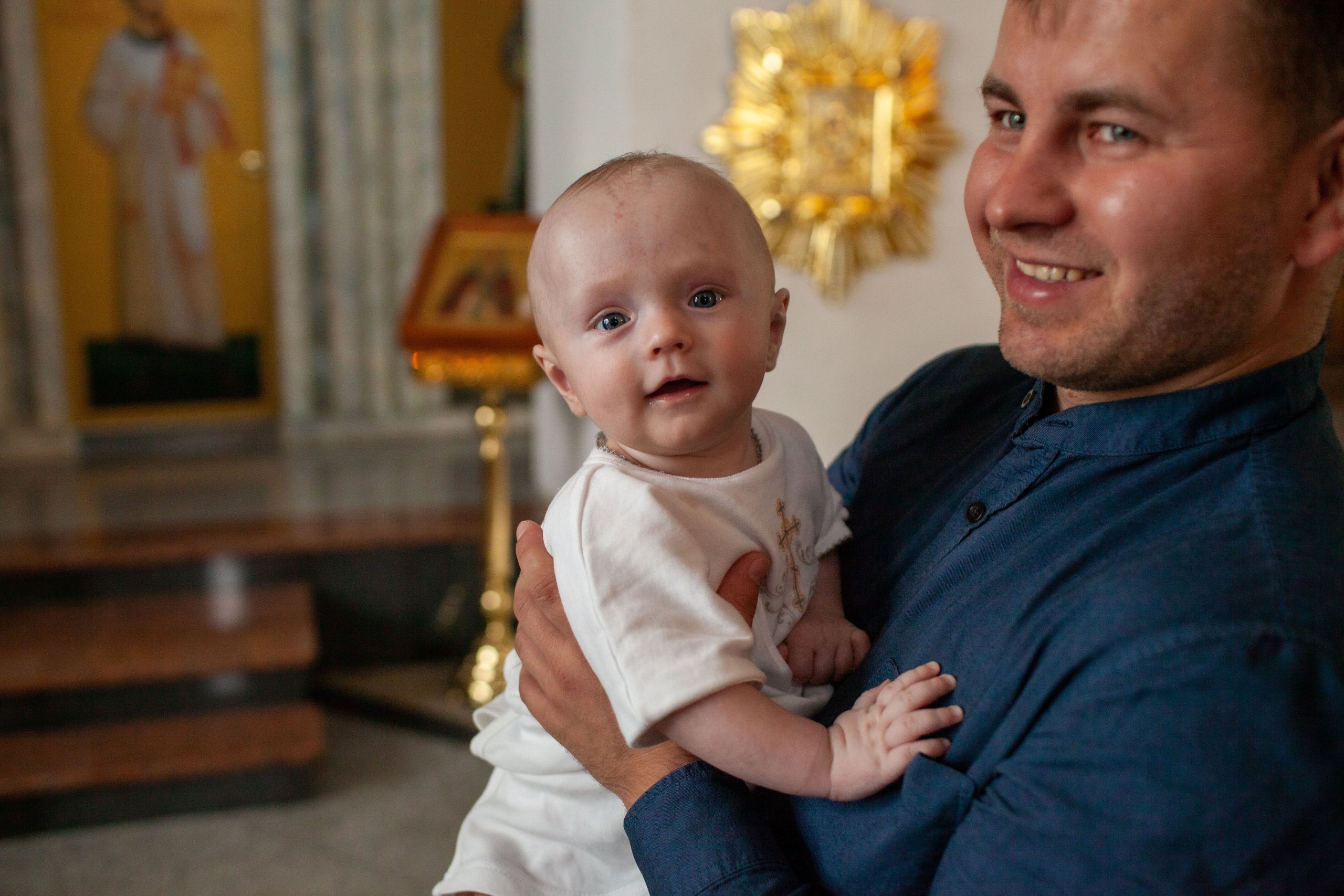 Таинство крещения Кирюши