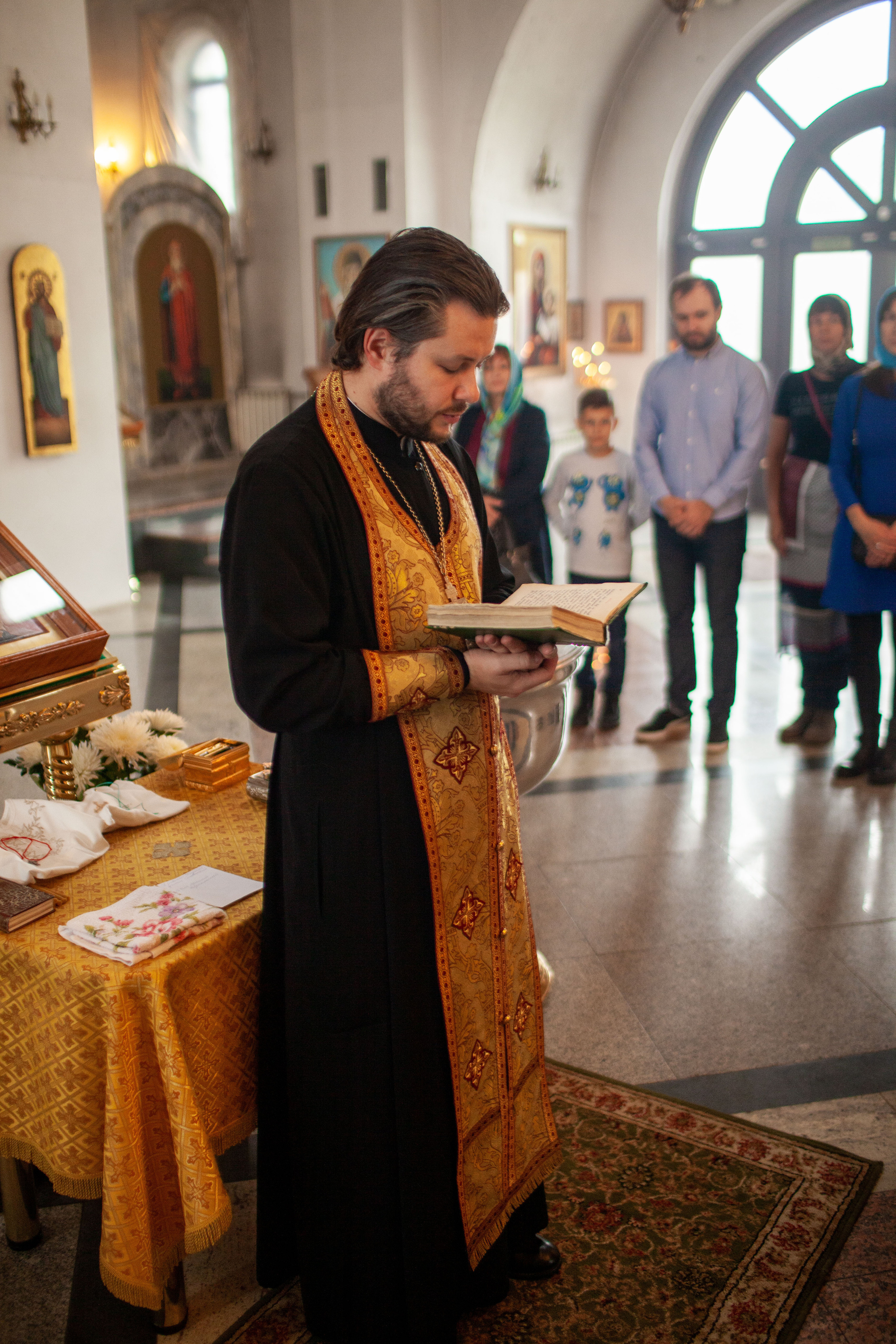 Таинство крещения Кирюши