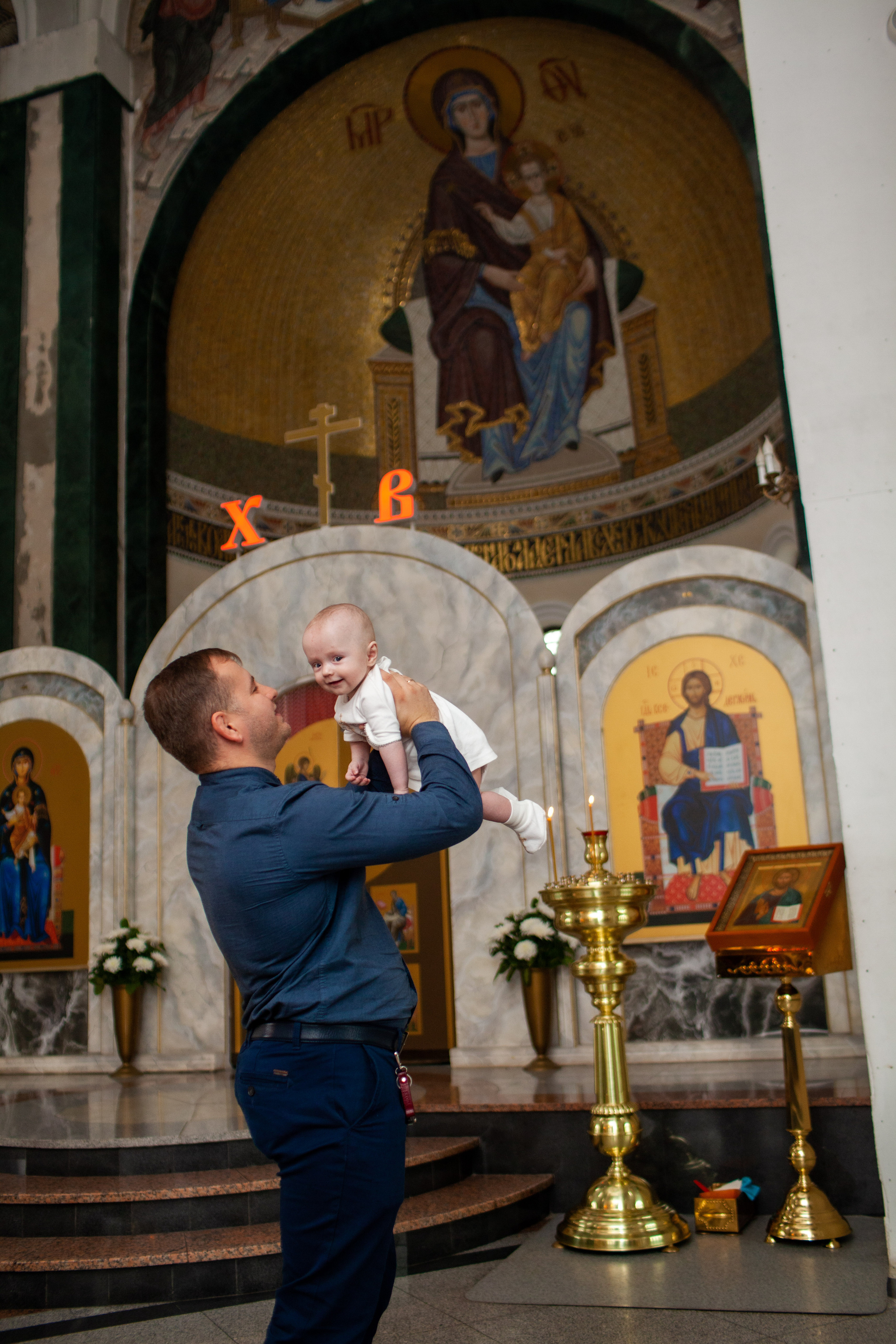 Таинство крещения Кирюши