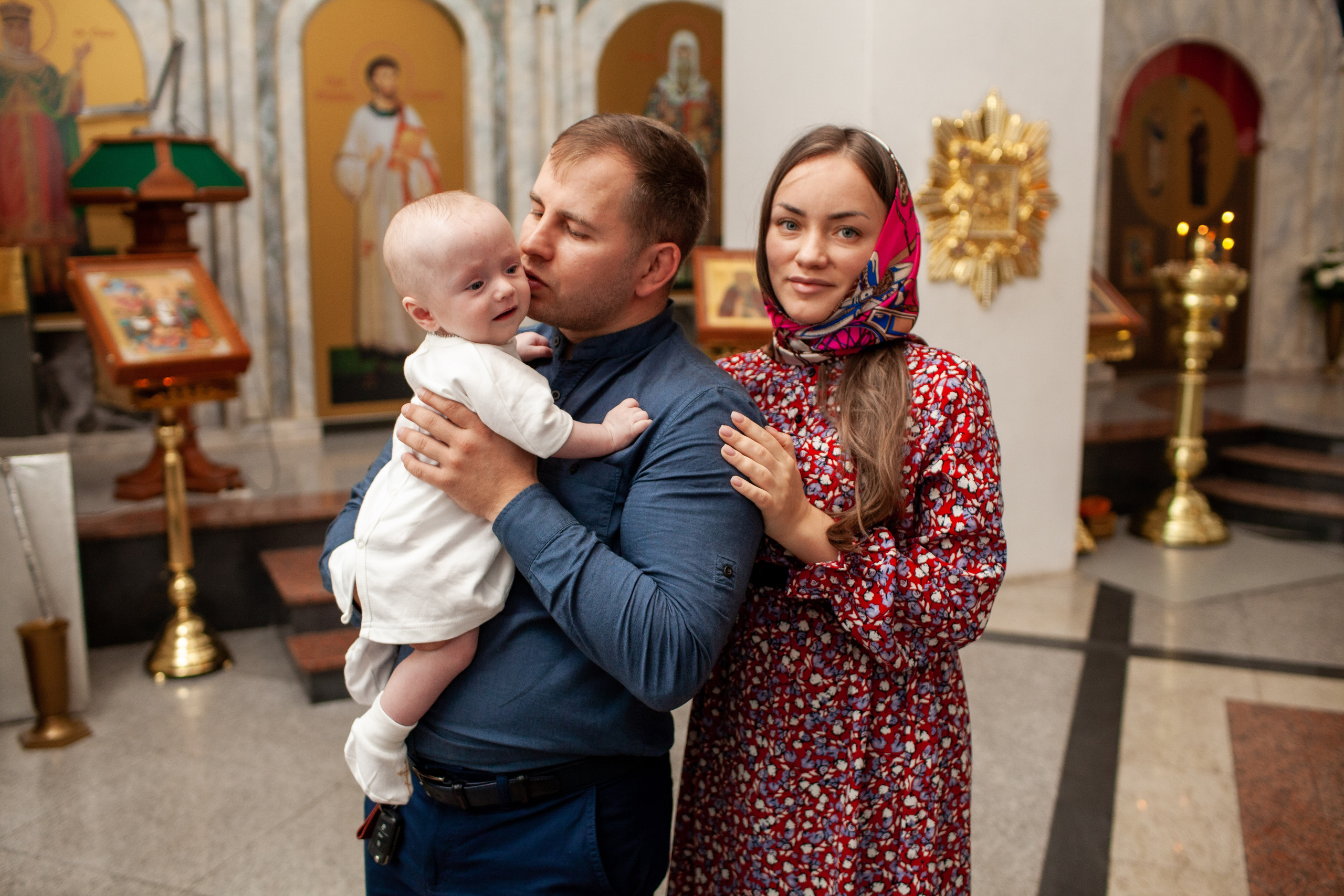 Таинство крещения Кирюши