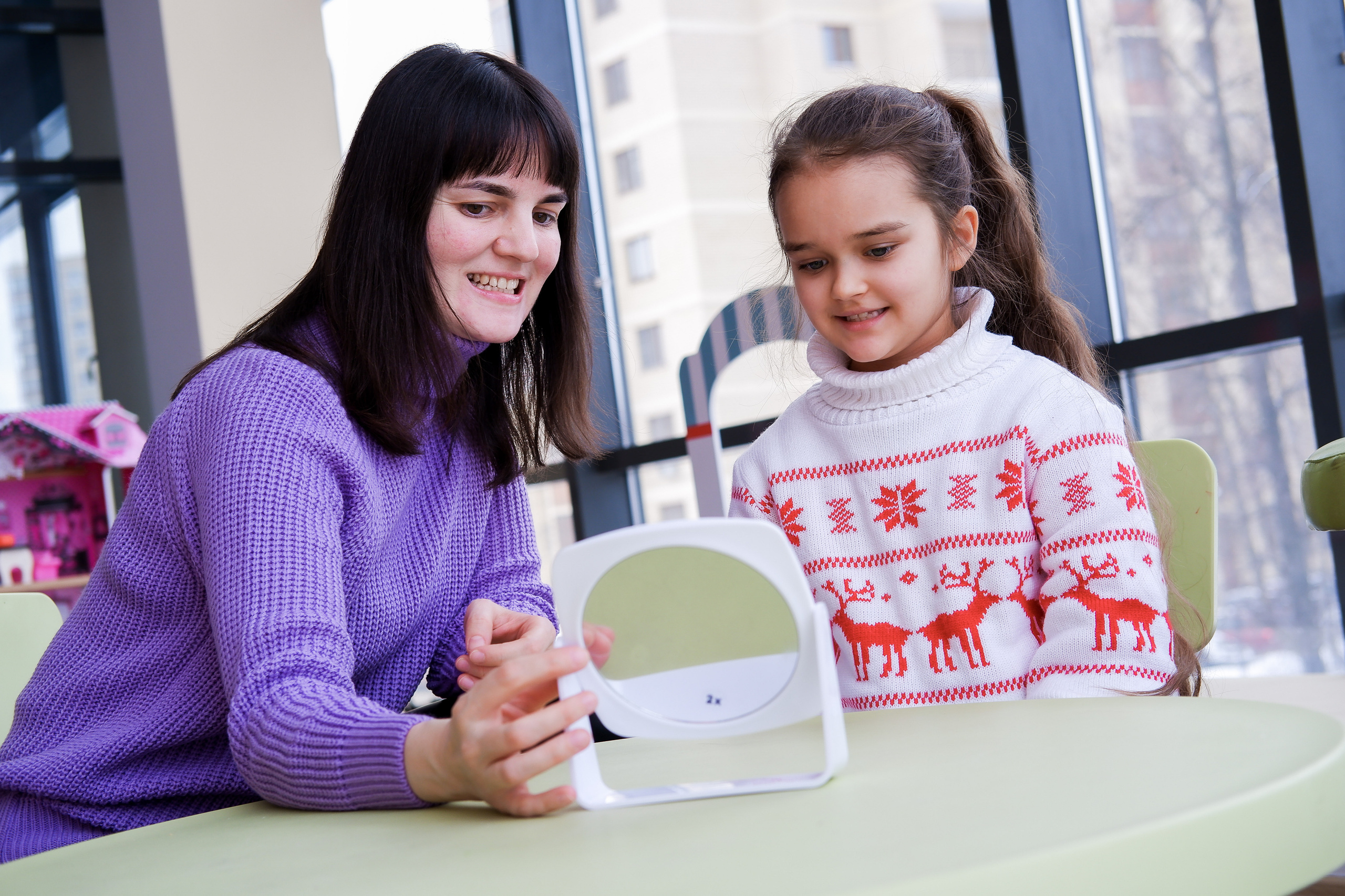 Контент съемка для Екатерины. Она логопед