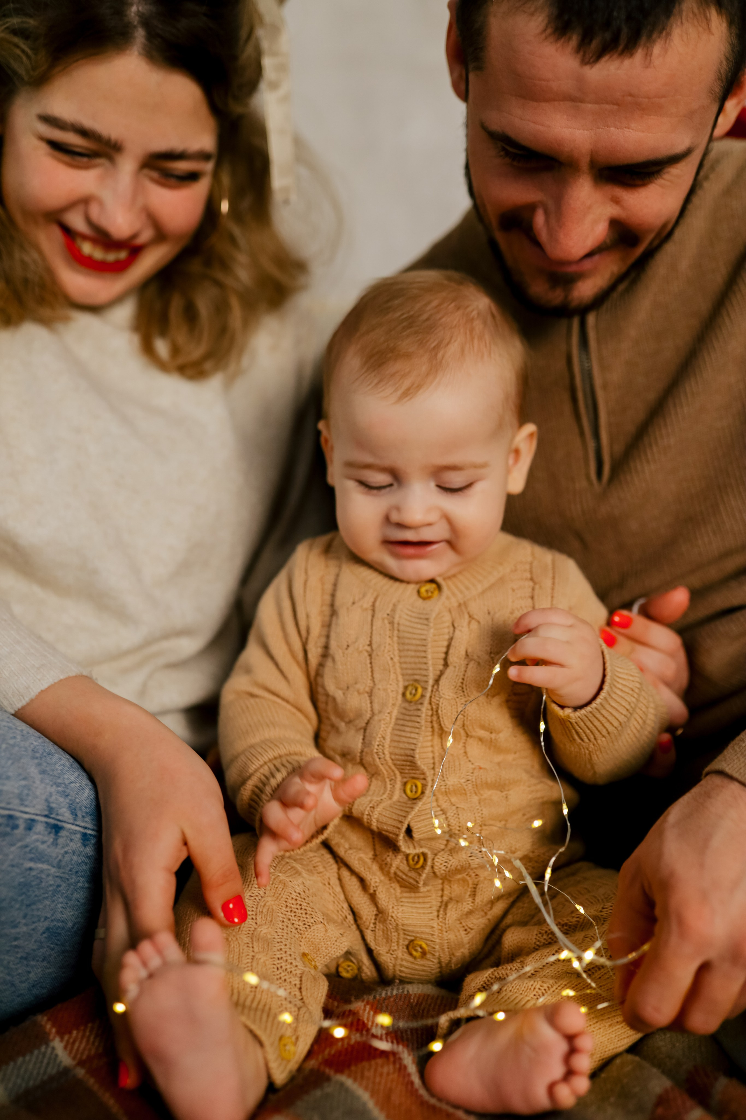 Теплое семейное новогоднее. Свадебный и семейный фотограф в Варшаве