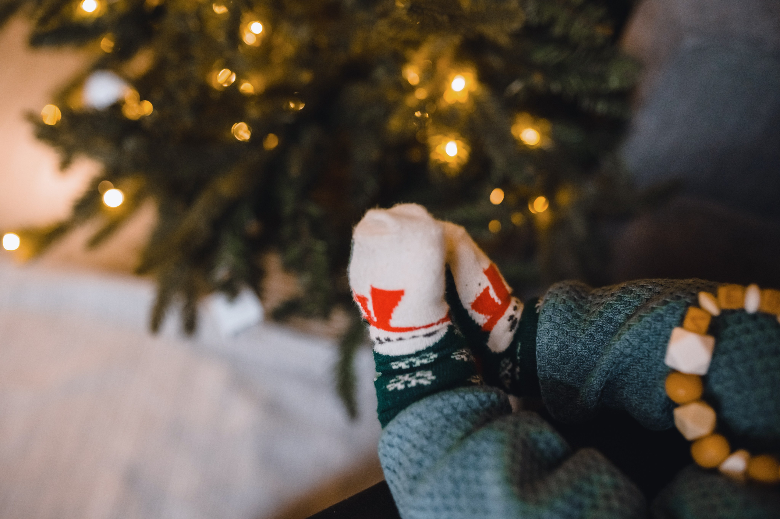 Семейная новогодняя фотосессия за городом. Фотограф Юлия Кондратьева