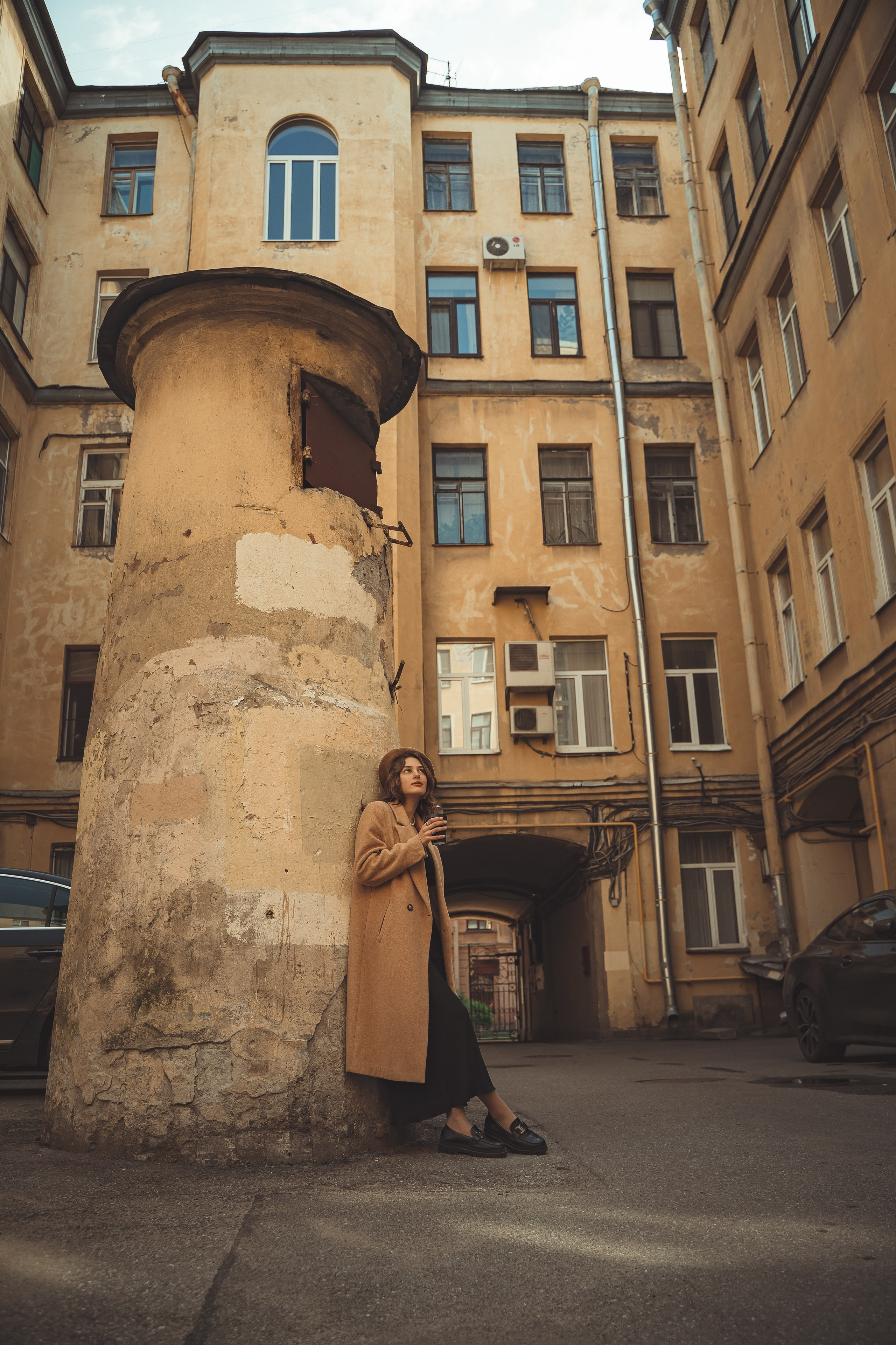 Съемка город. Фотограф и фотохудожник