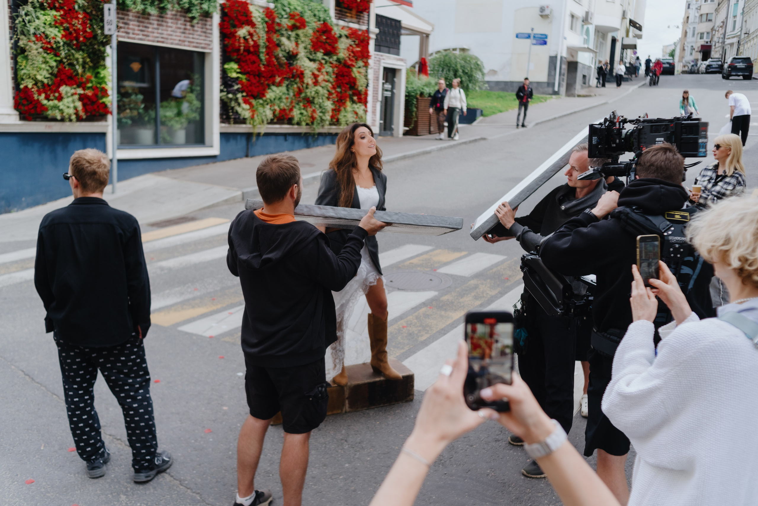 Бэкстейдж съемки клипа. Фотограф в Москве