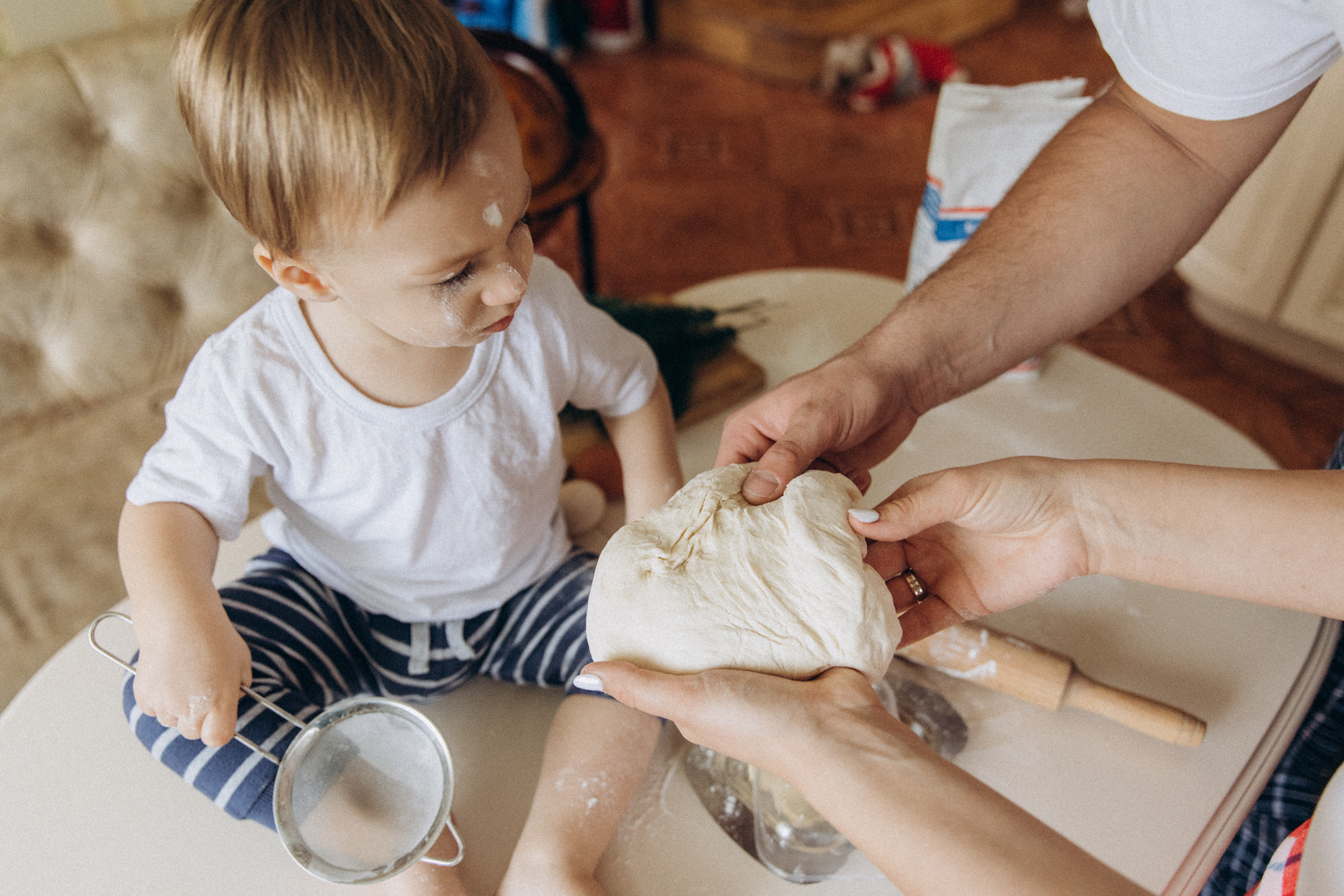 Новый год, Даня, мама Оля, папа Миша. Семейный фотограф Оля Гладченко