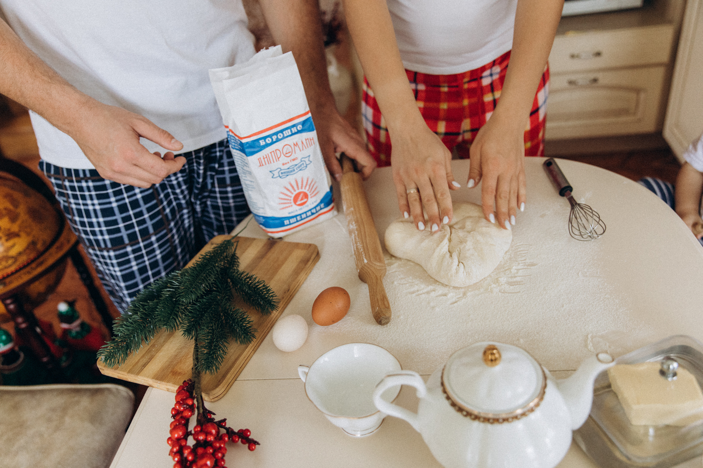 Новый год, Даня, мама Оля, папа Миша. Семейный фотограф Оля Гладченко