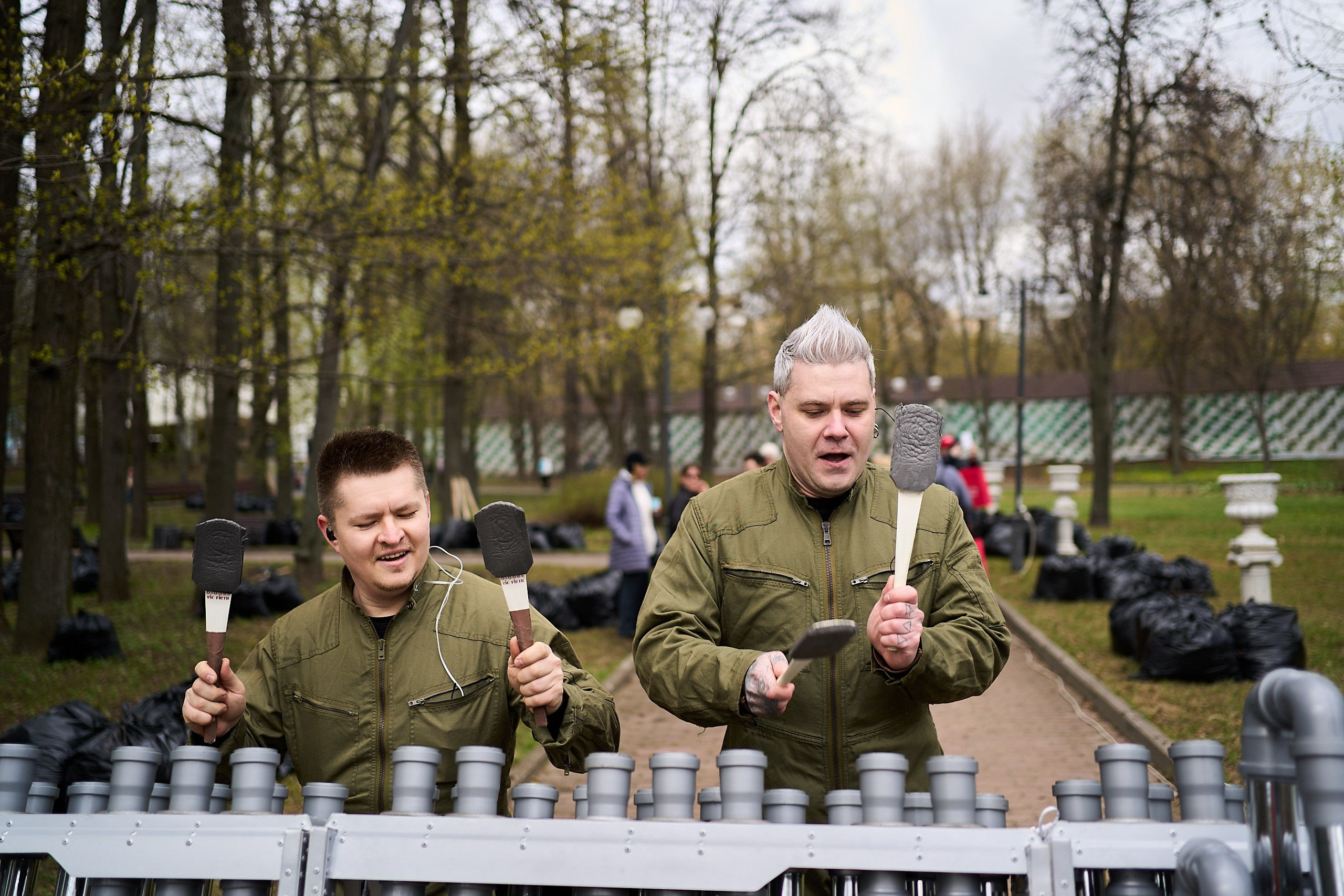 Субботник у Управления делами Мэра и Правительства Москвы. Фотограф и Видеограф в Москве. Олег Корушев