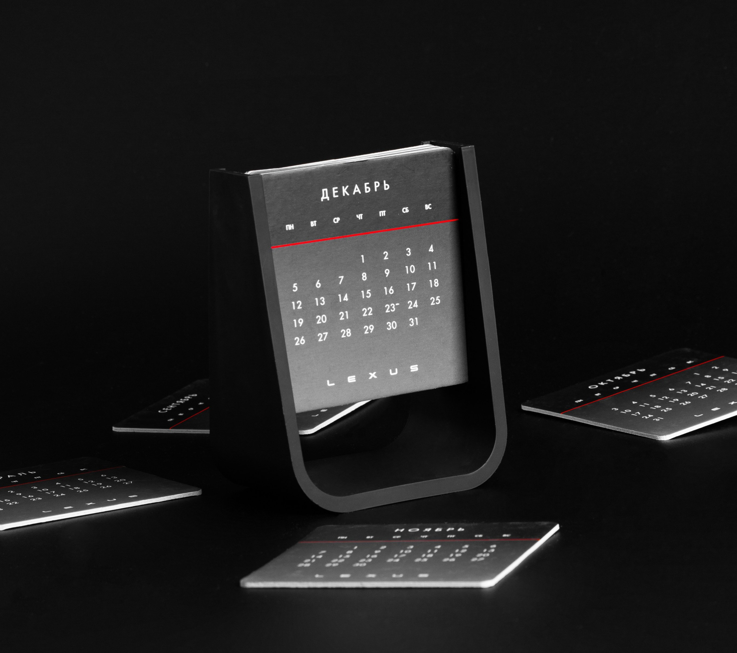 E-commerce product photography Tbilisi — electronics on black background