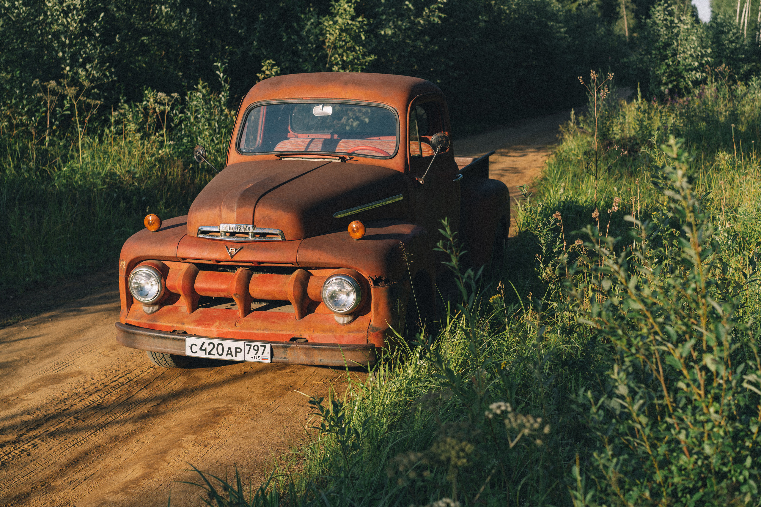 американский пикап из пятидесятых 