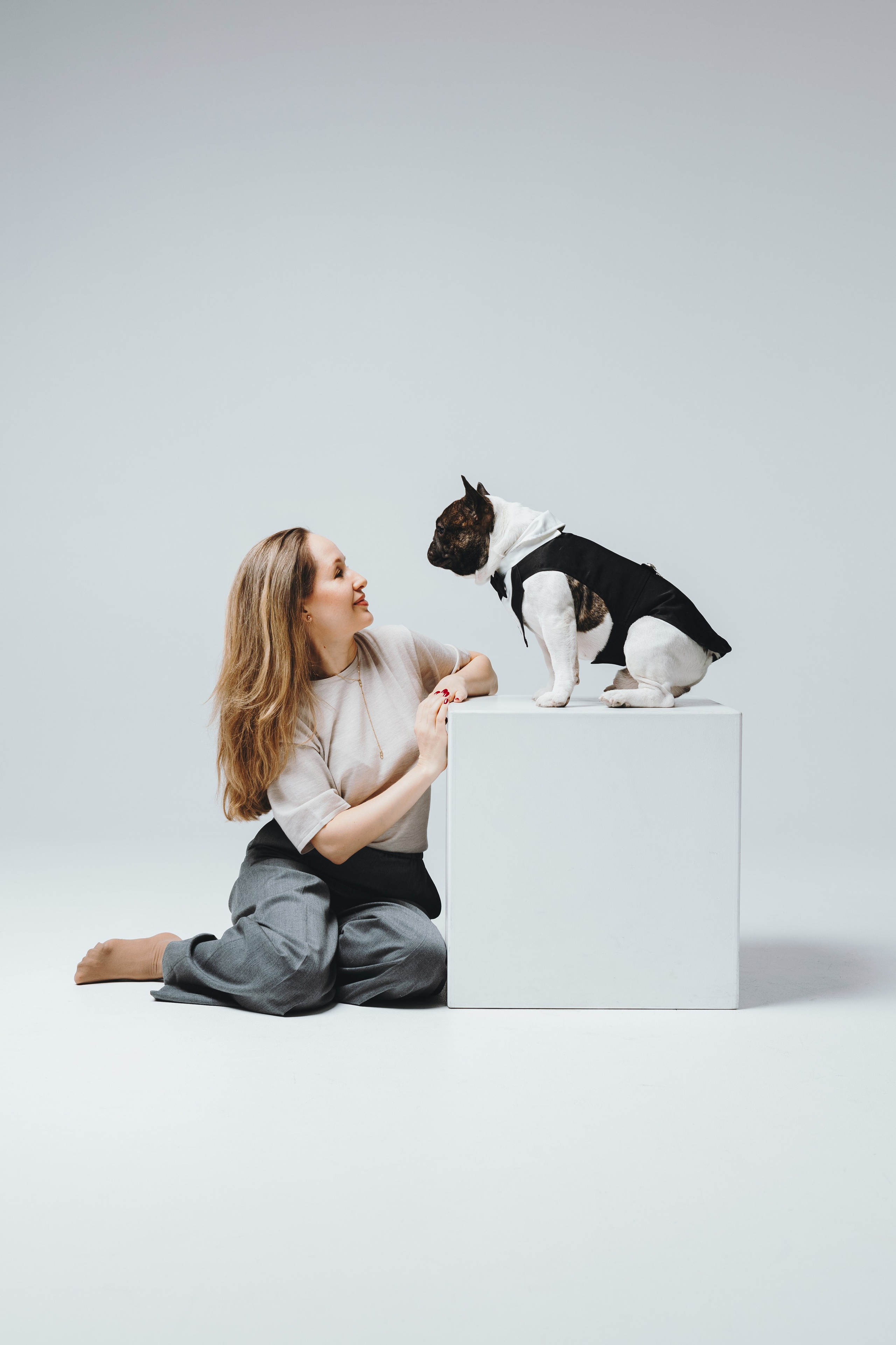 Анна, Юля, грогу и Винс. Фотограф — анималист Владивосток, Алина