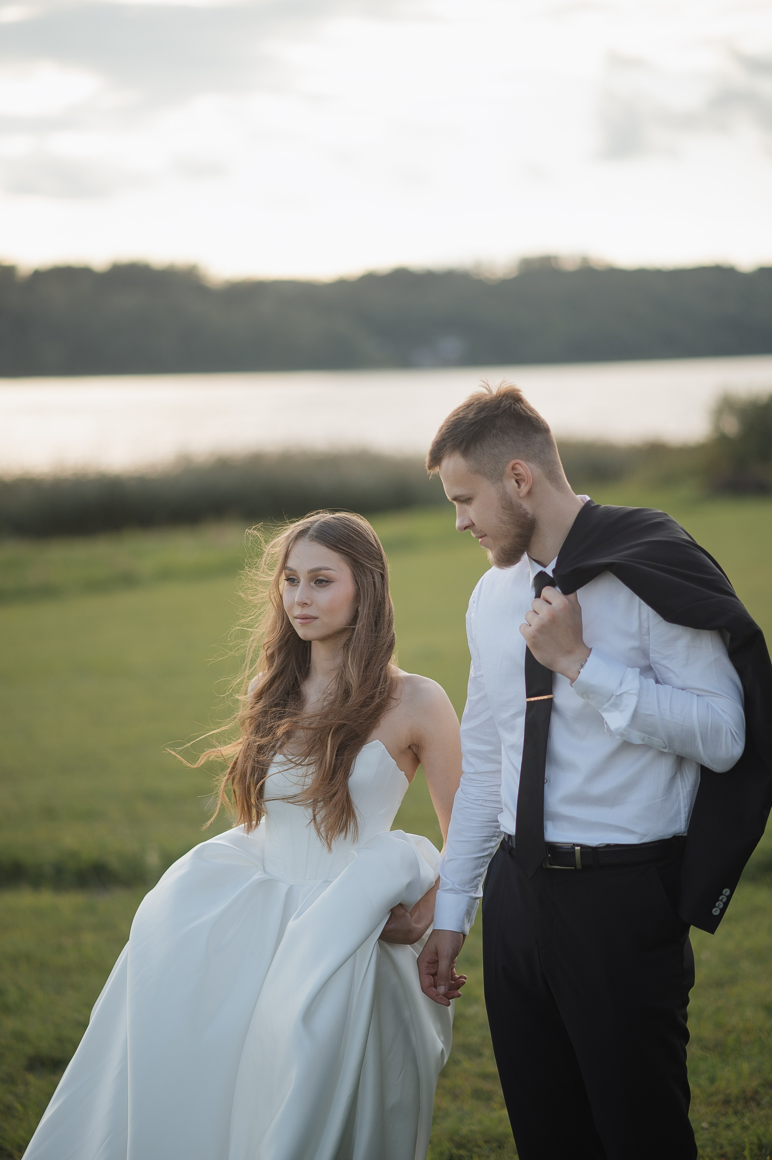 Свадьба на берегу Волги. Свадебный фотограф в Ярославле Денис Медоваров