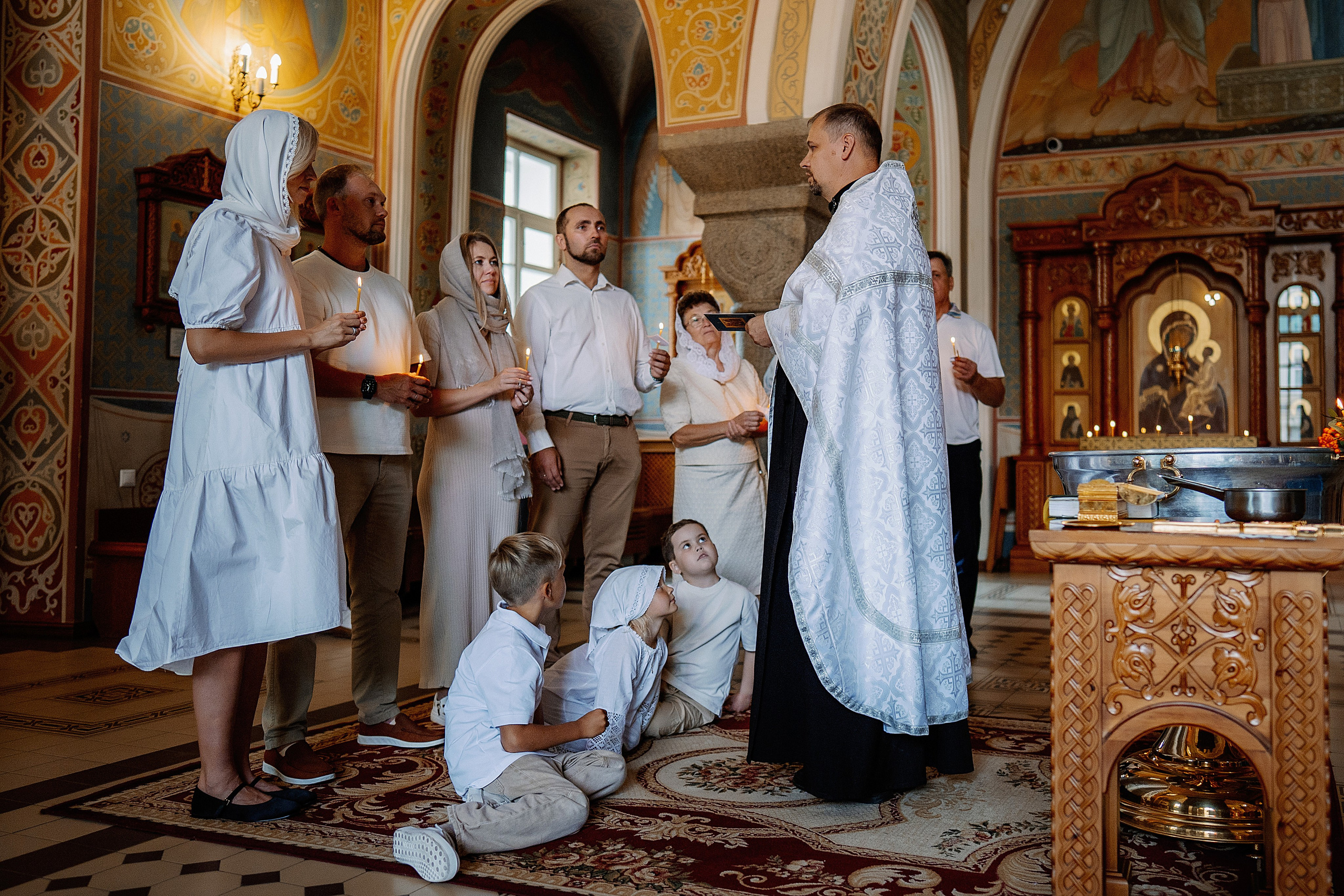 Крещение Евы. Фотограф на Крещение и Венчание в Красноярске Рамазанова Юлия