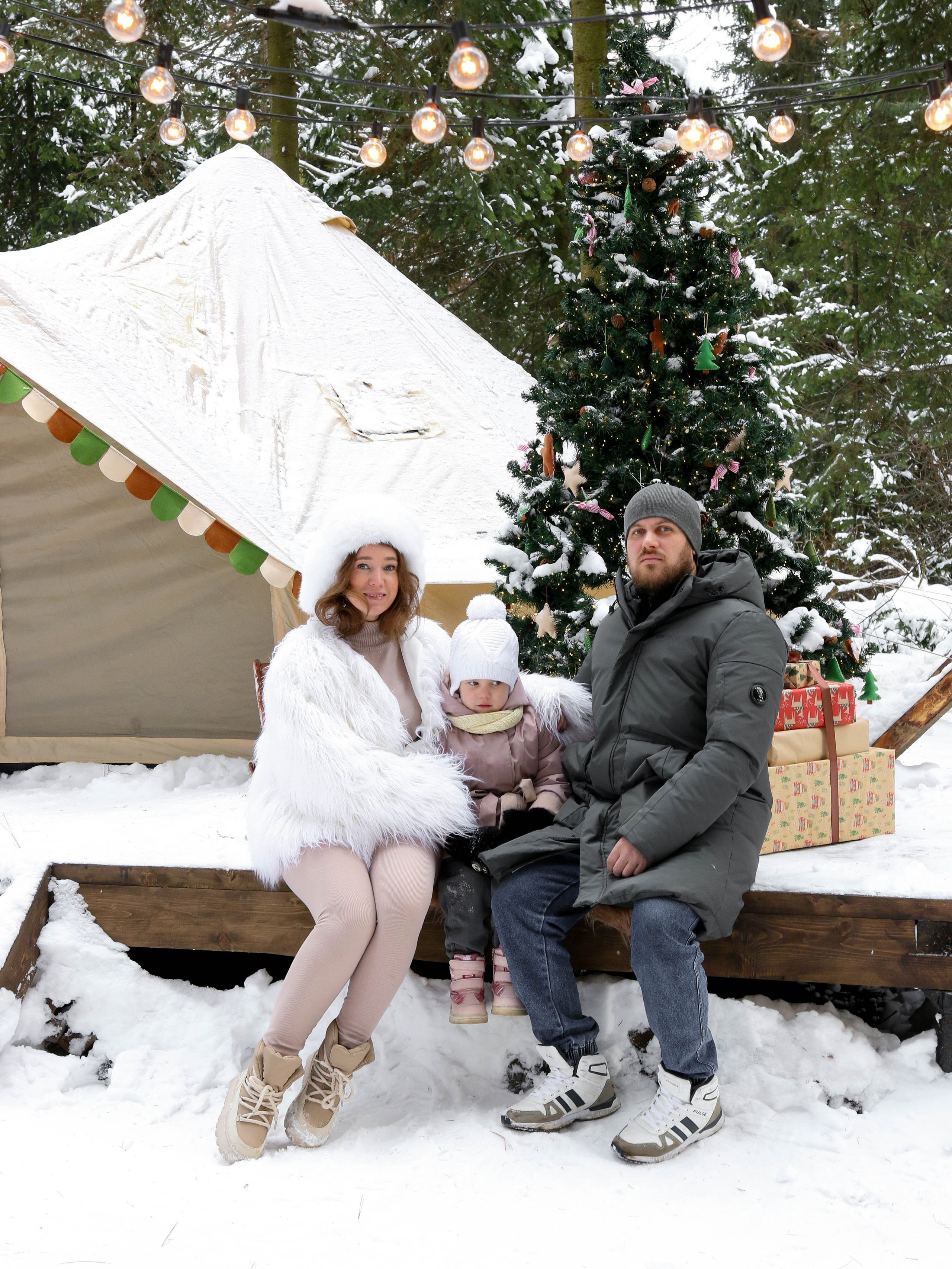 Лес зима. Семейный фотограф в Кемерово Мария Дорожко