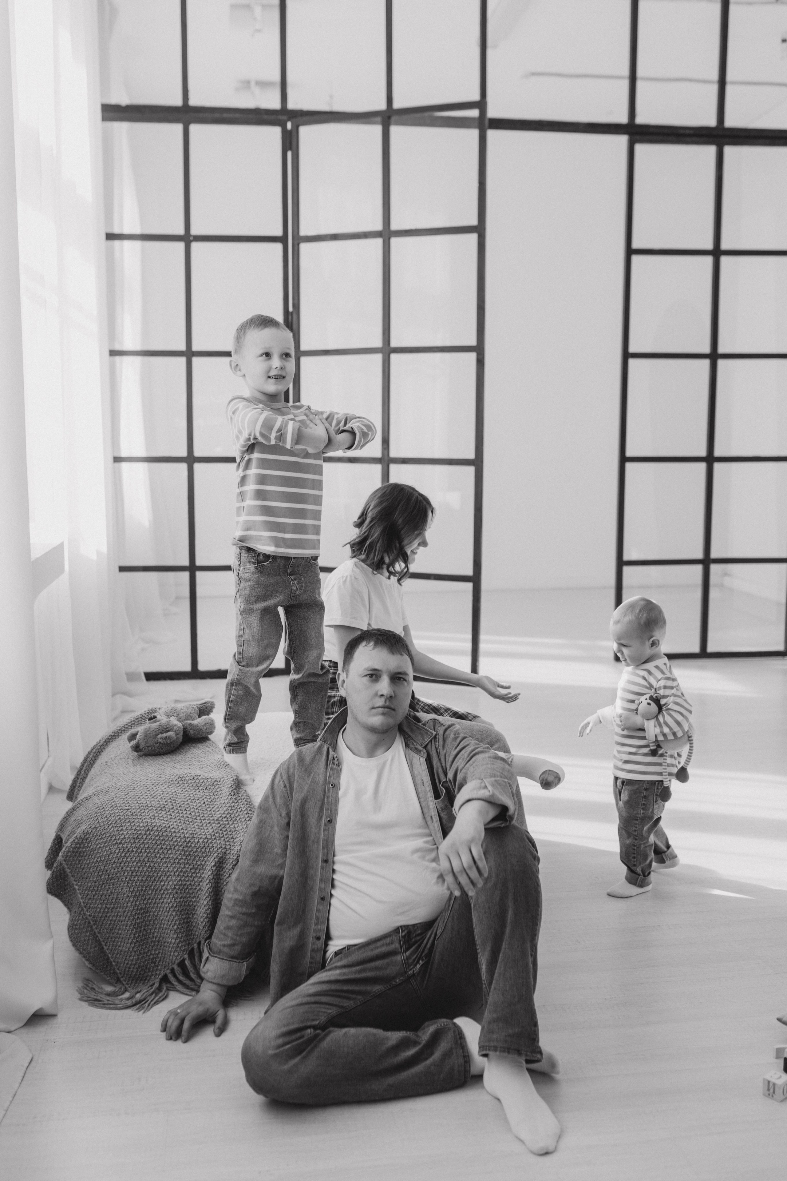 Сергей, Настя и мальчишки. Свадебный и семейный фотограф в Белгороде Евгения Курочкина