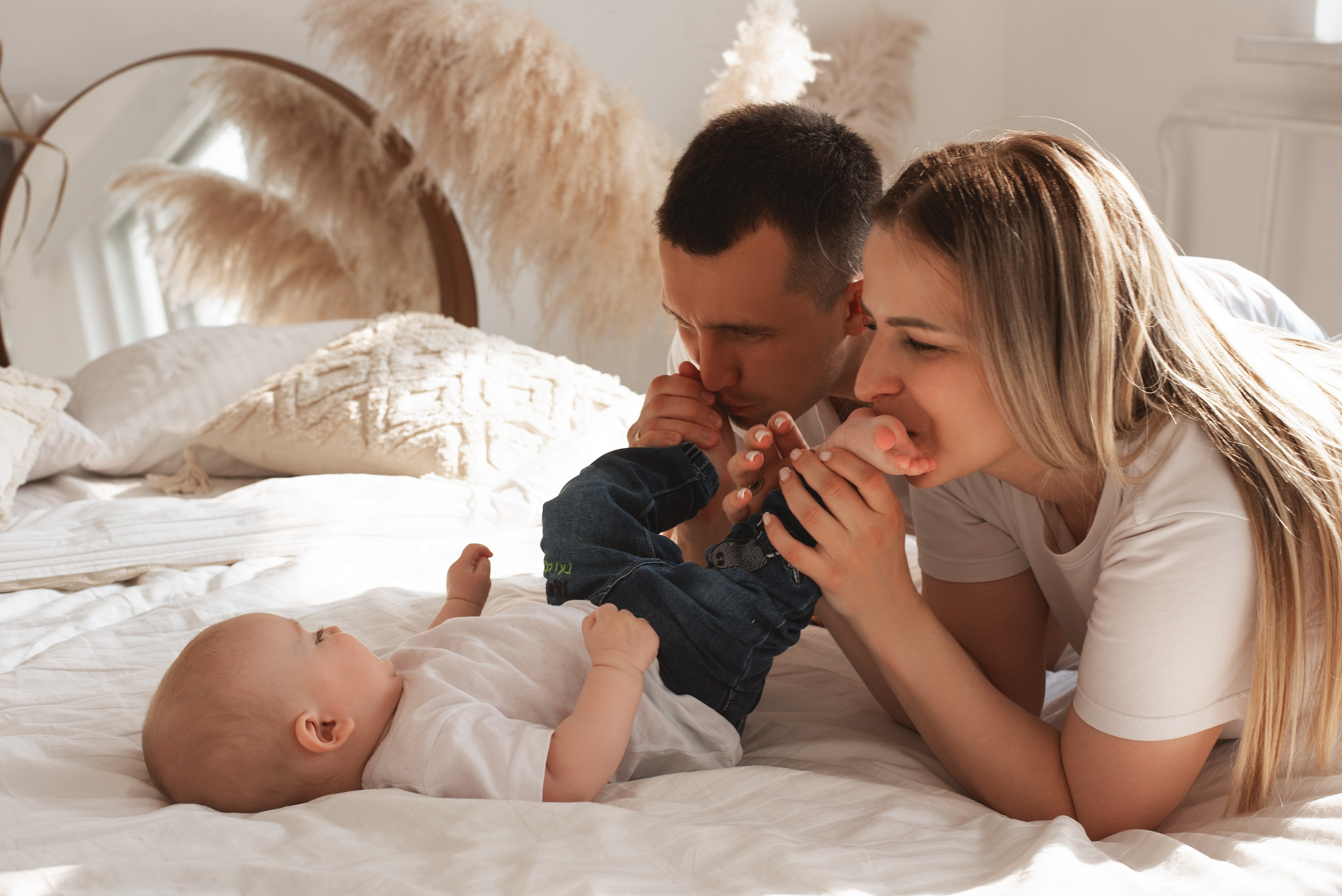 Семейная фотосессия Полина Игорь Богдан. Семейный фотограф в Южно-Сахалинске Анастасия Лимарева