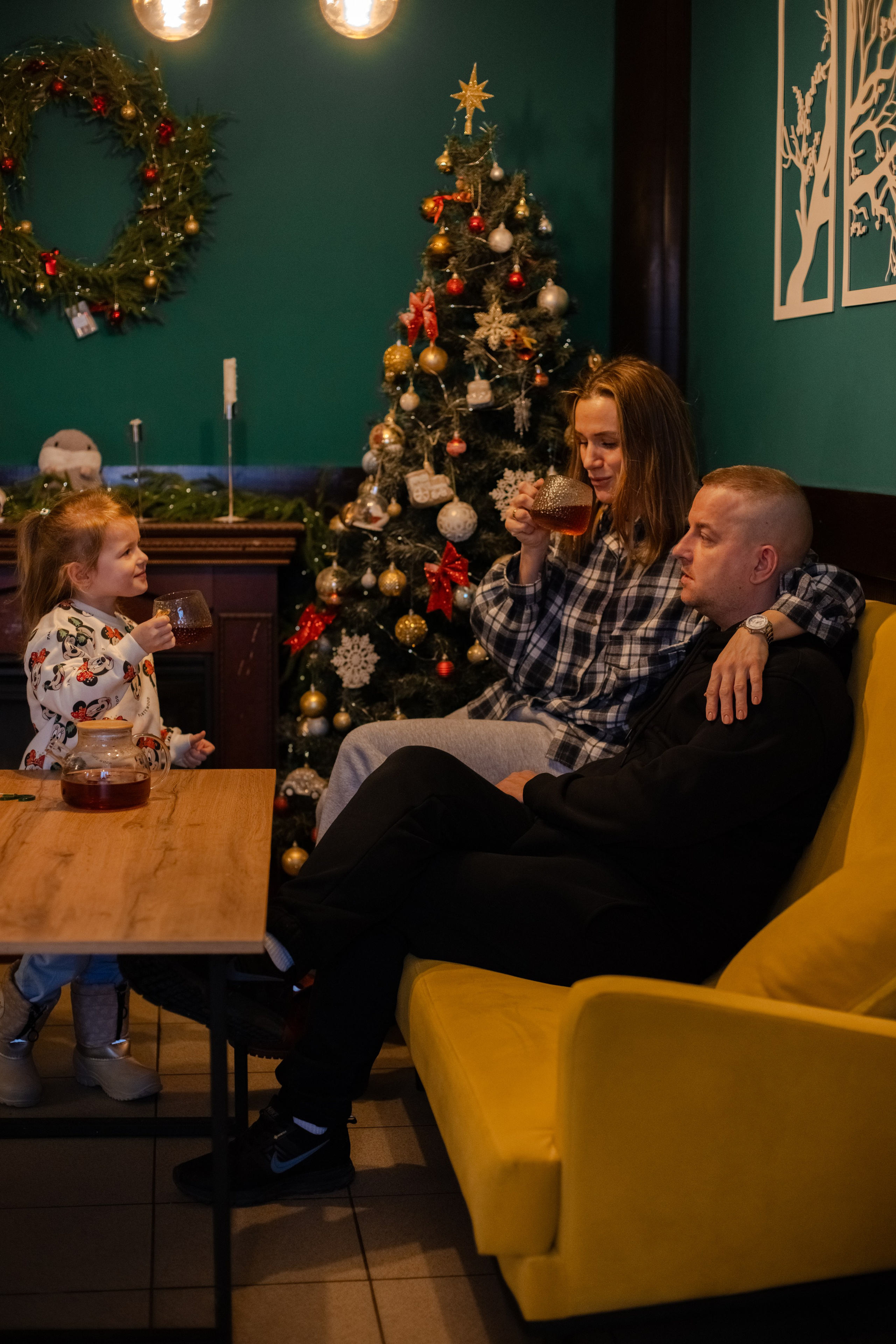 Семейное утро в кафе. Фотограф в Шатуре Оксана Осьмакова