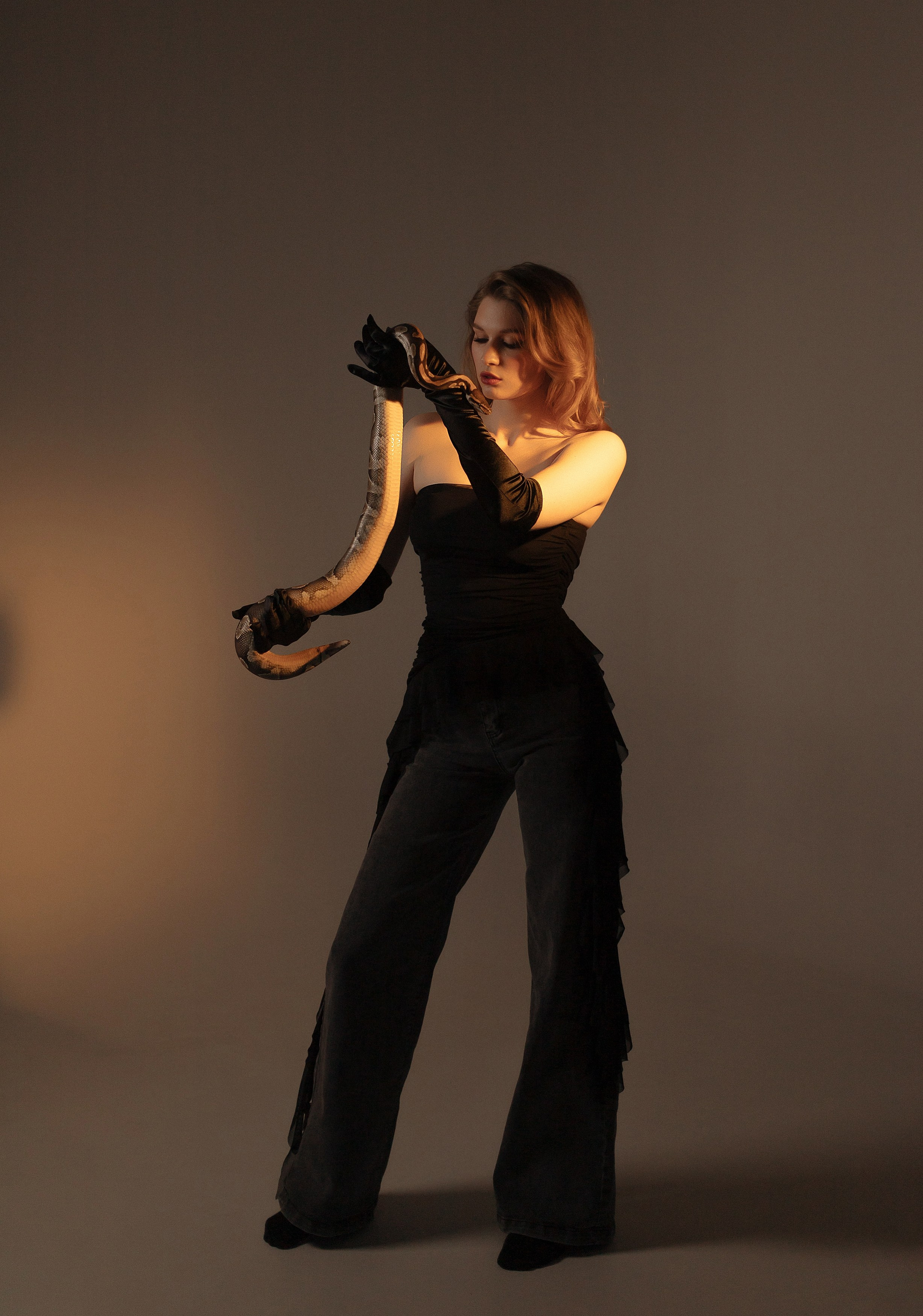 Екатерина с питоном. Портретный фотограф в Санкт-Петербурге Катя Протасевич