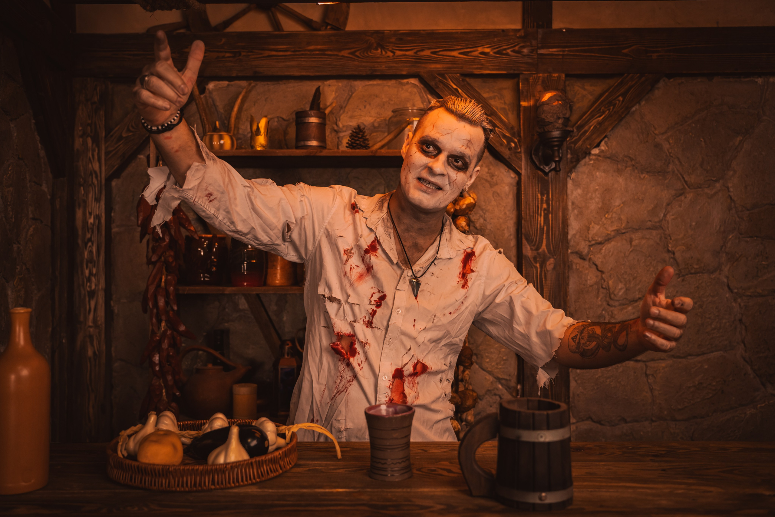 Группа NAGART в таверне. Репортажный фотограф Анастасия Рубцова