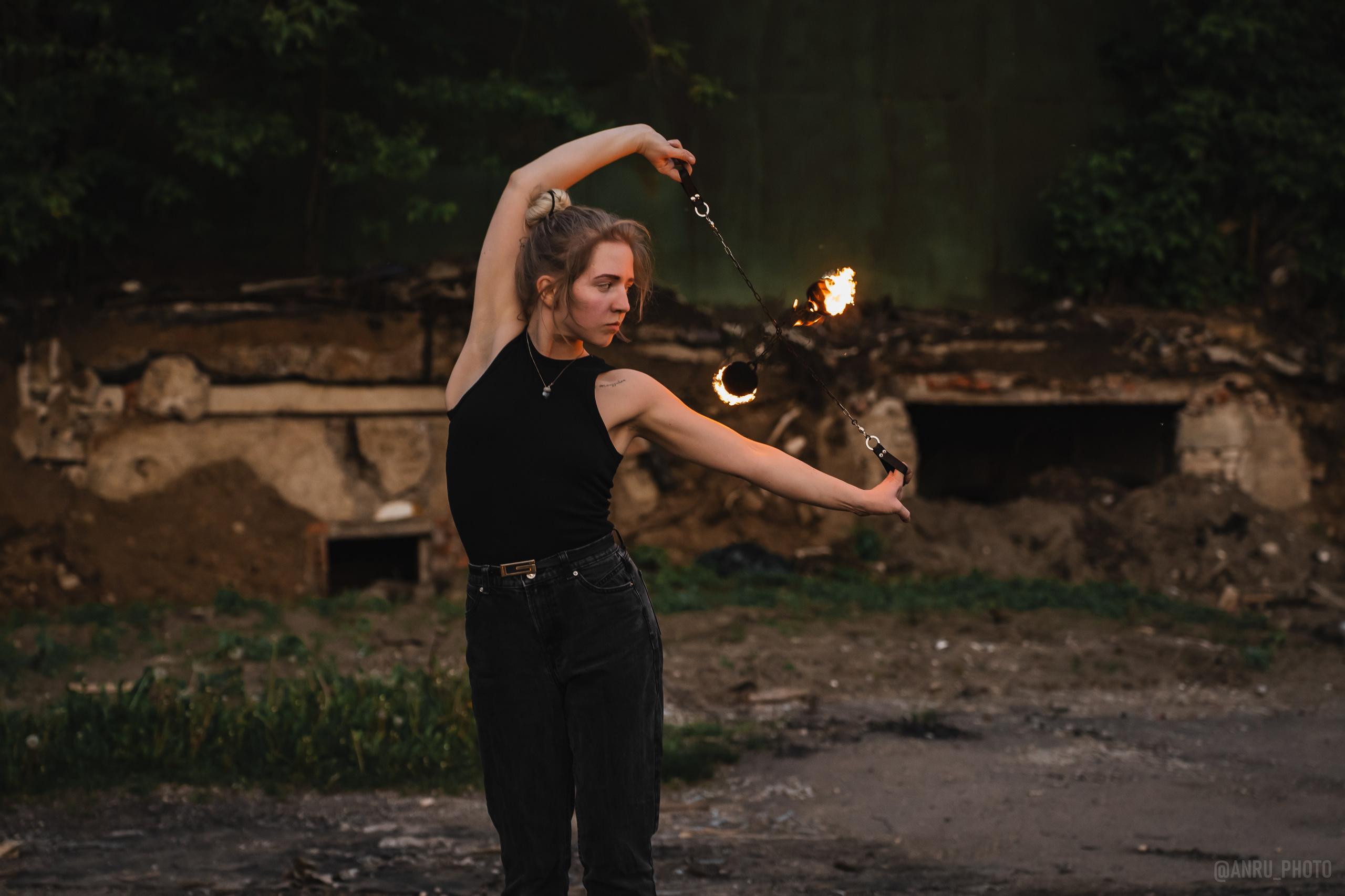 Огненная тренировка. Репортажный фотограф Анастасия Рубцова