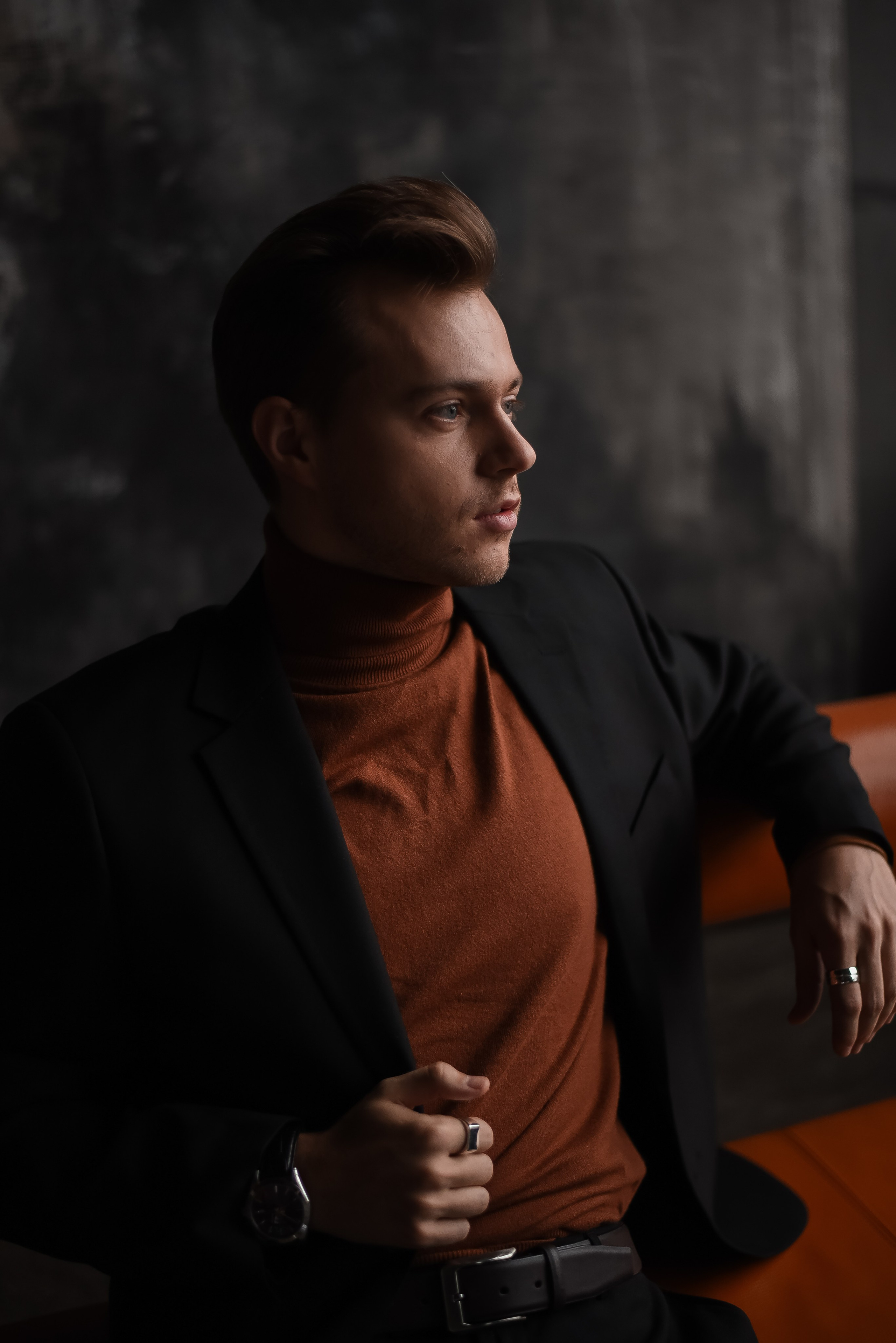 Мужской портрет. Контент фотограф в Москве Лихачева Ксения