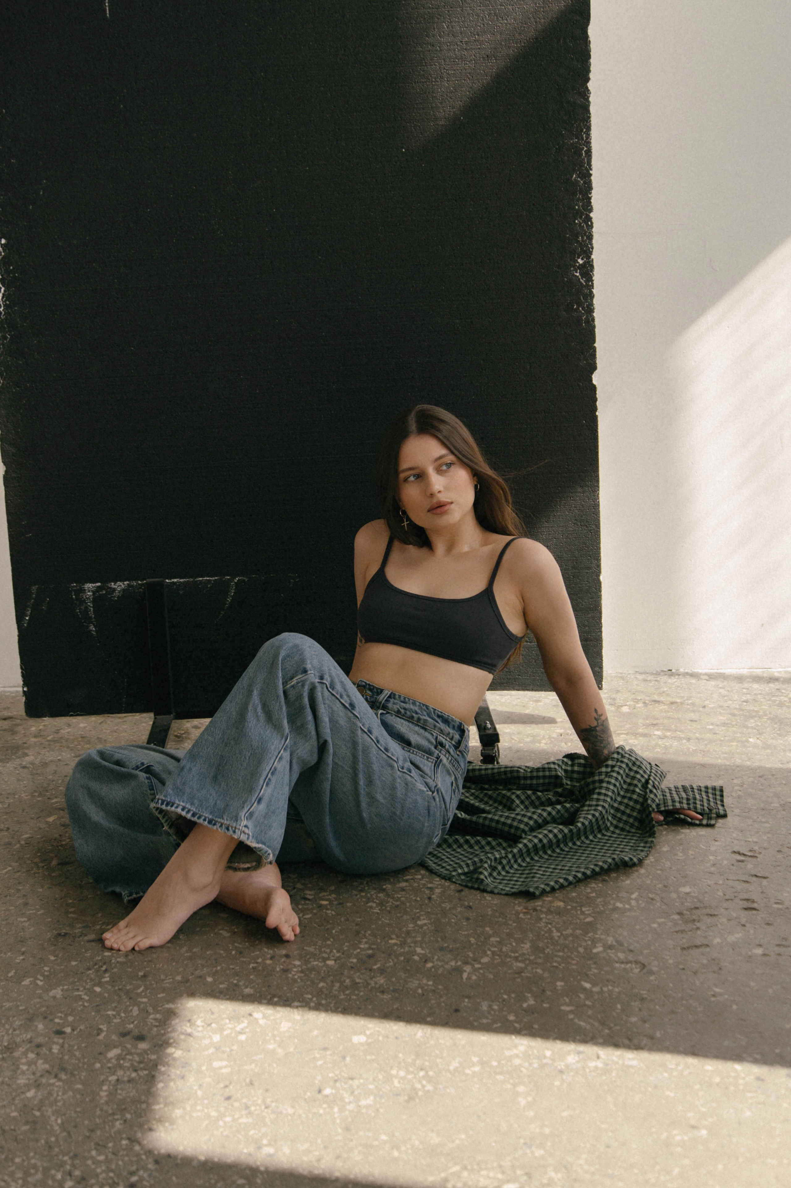 Ксюша. Минимализм, портреты в студии. Фотограф Ксения Третьякова, Санкт-Петербург