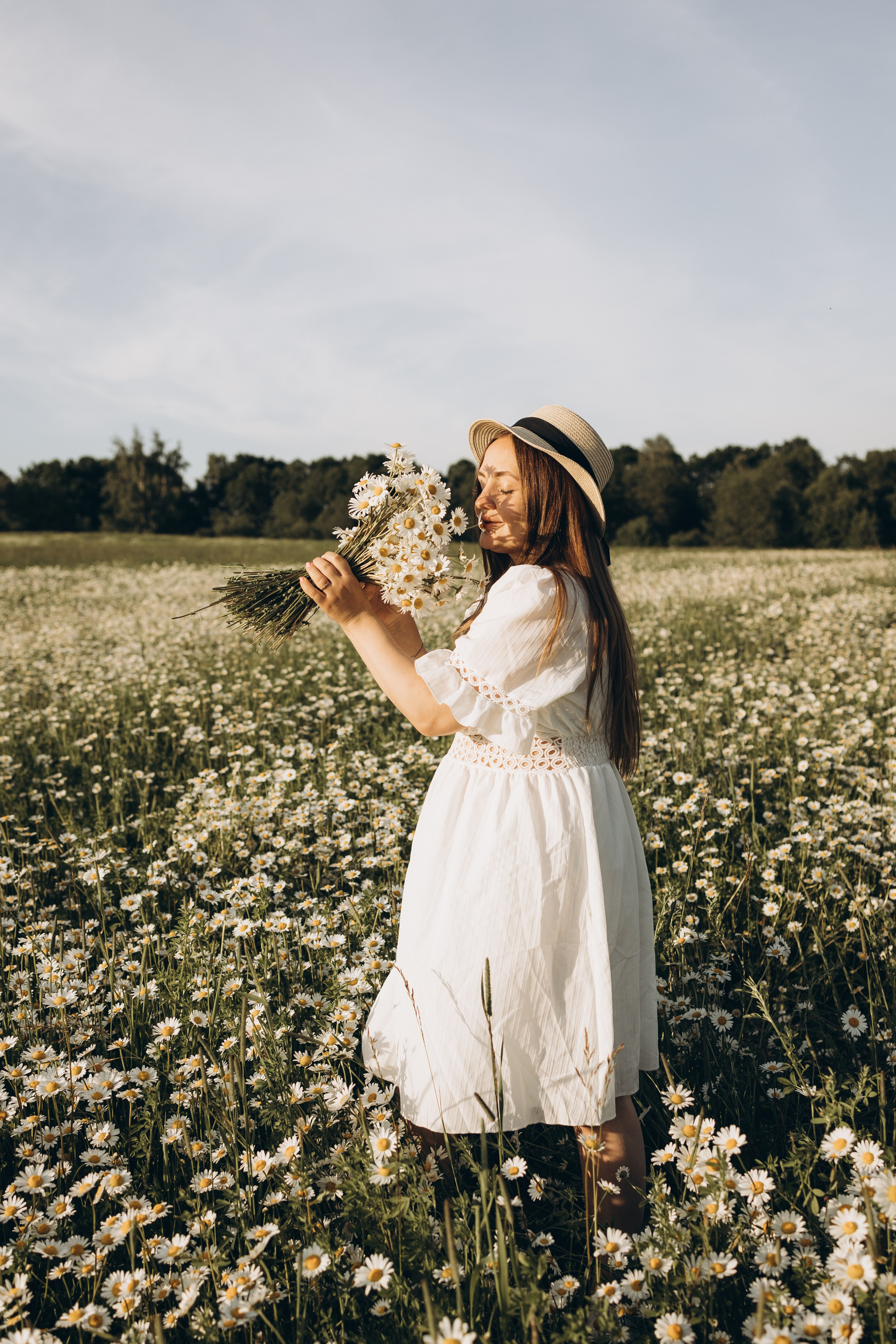 Маша и ромашки. Семейный фотограф в Москве Виктория Ястребинская