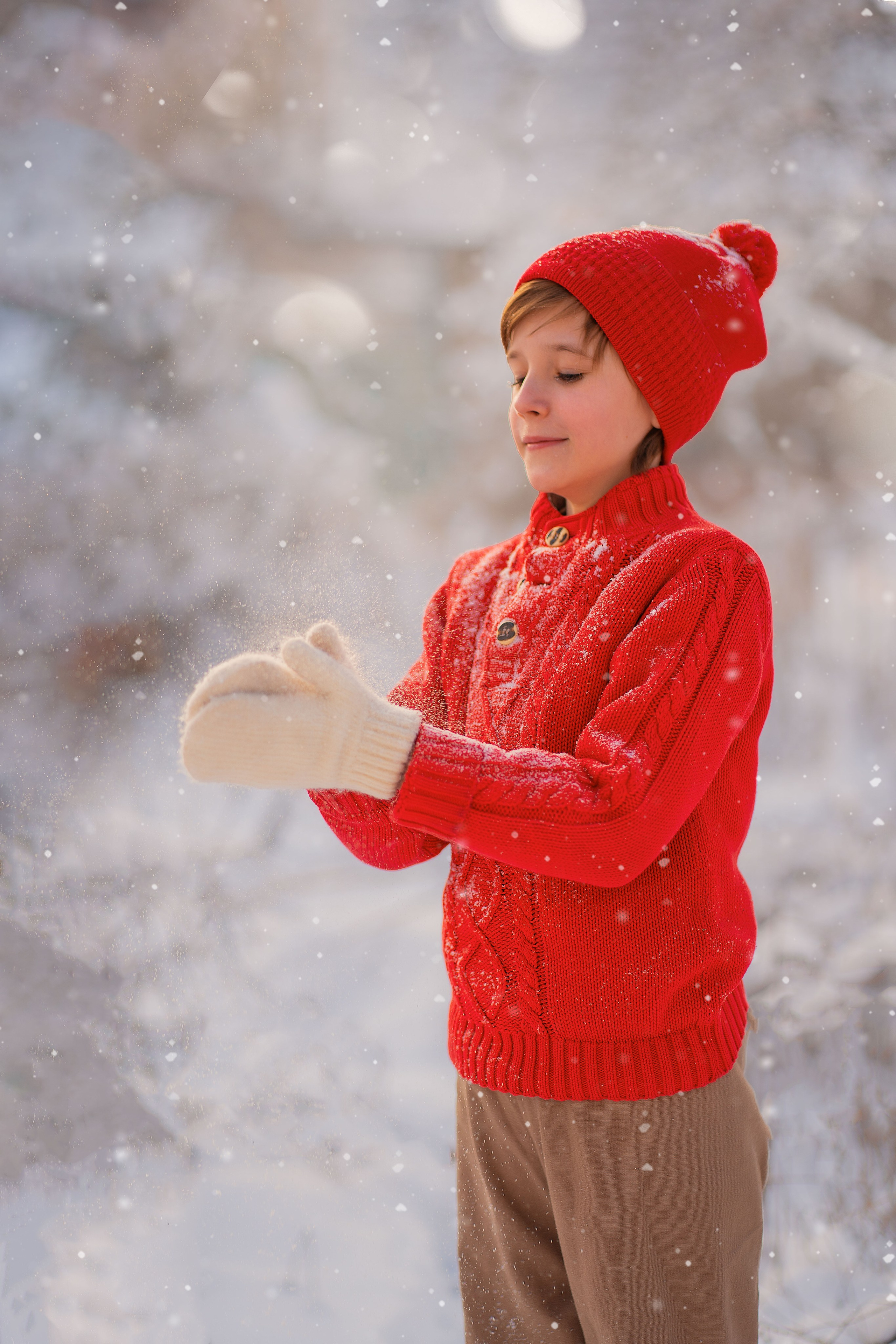 Детские новогодние и рождественские фотоистории. Детский и семейный фотограф в Москве и Подмосковье Настя Наумова