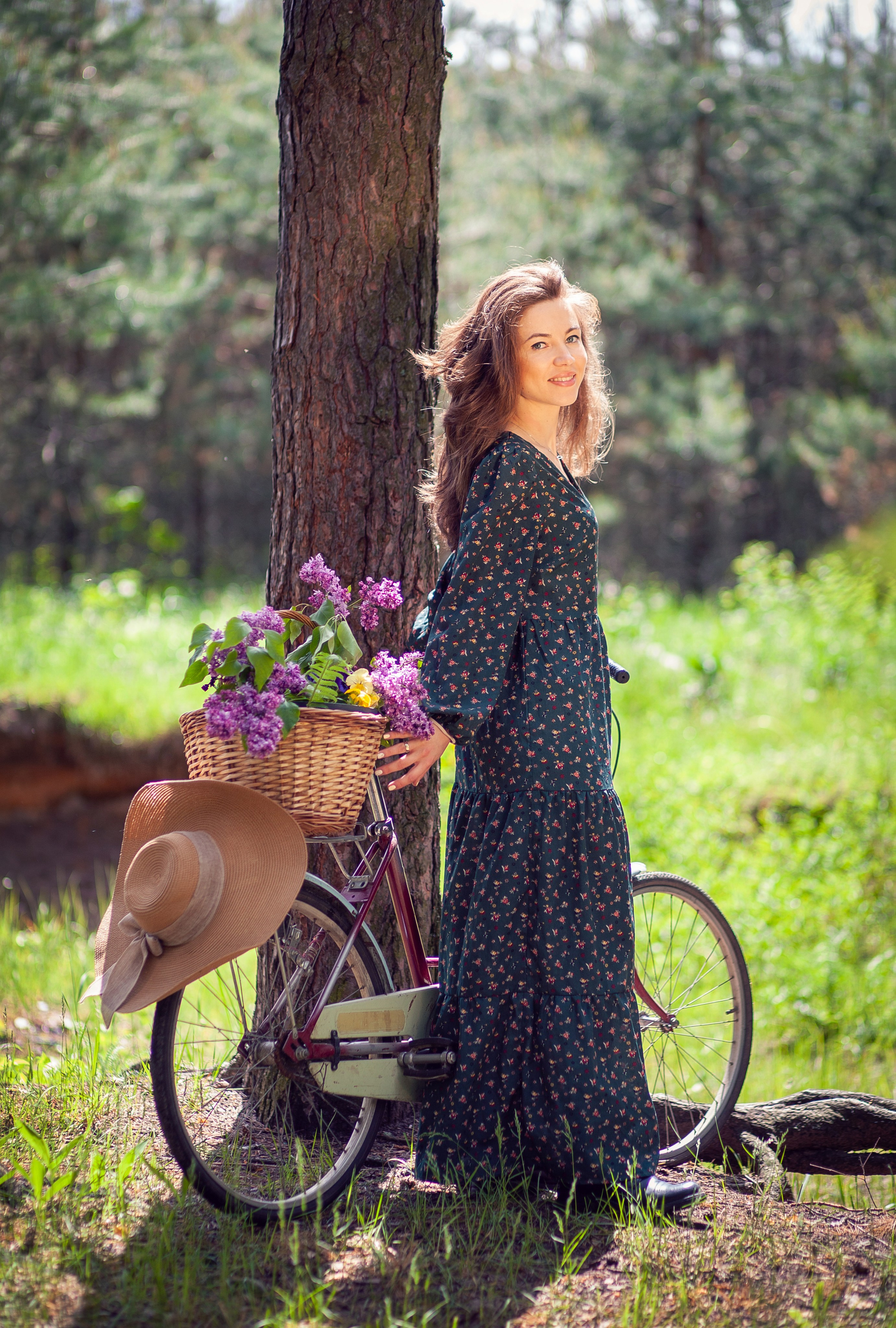 Маша с велосипедом. Фотограф Мария Кольцова