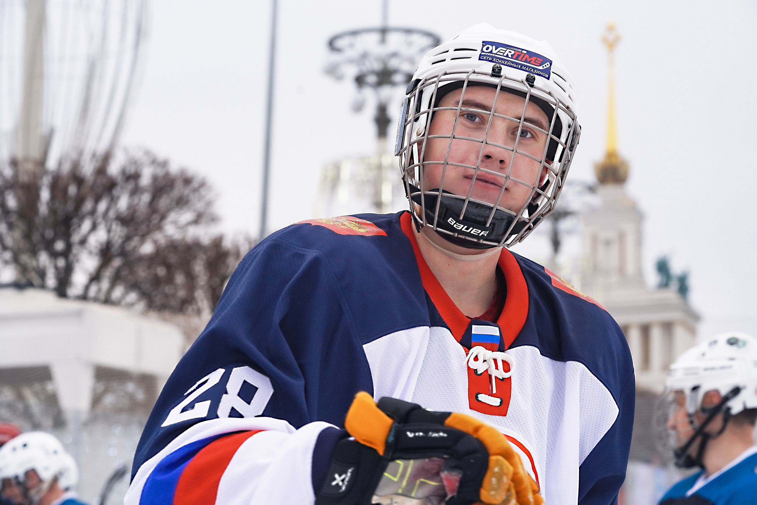 Хоккейный матч на ВДНХ. Анна, фотограф Москва, Зеленоград