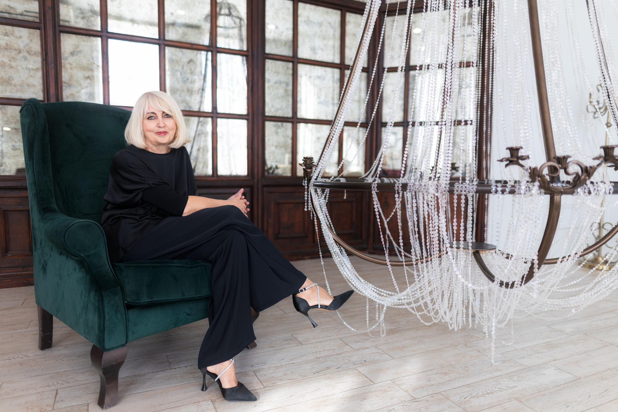 Портретная съемка в интерьерной студии для Елены в формате для «себя»