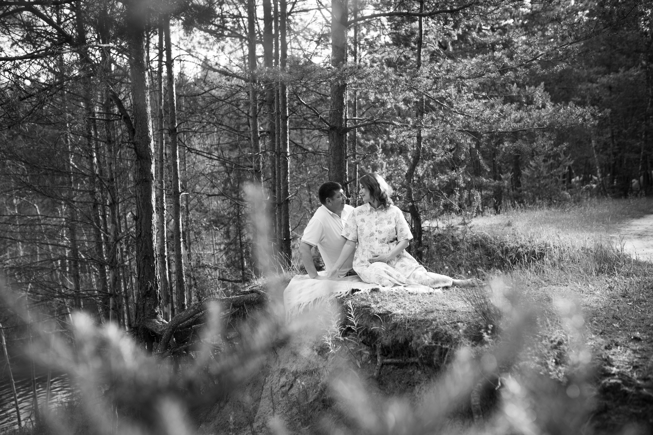 Фотосессия беременности на карьере. Фотограф в Железнодорожном и Балашихе