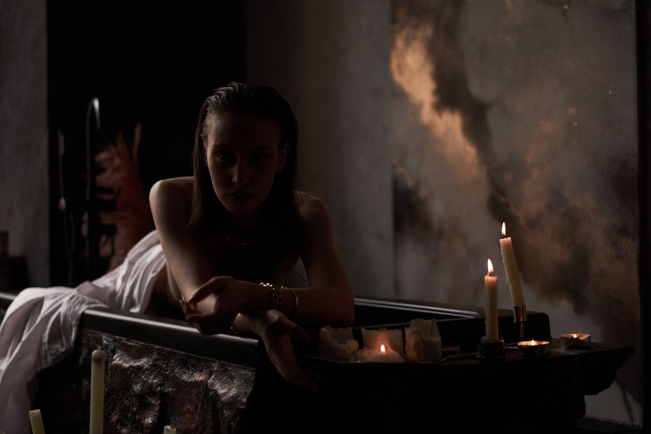 Будуарная фотосессия в студии. Фотограф Екатеринбург Кокшарова Александра