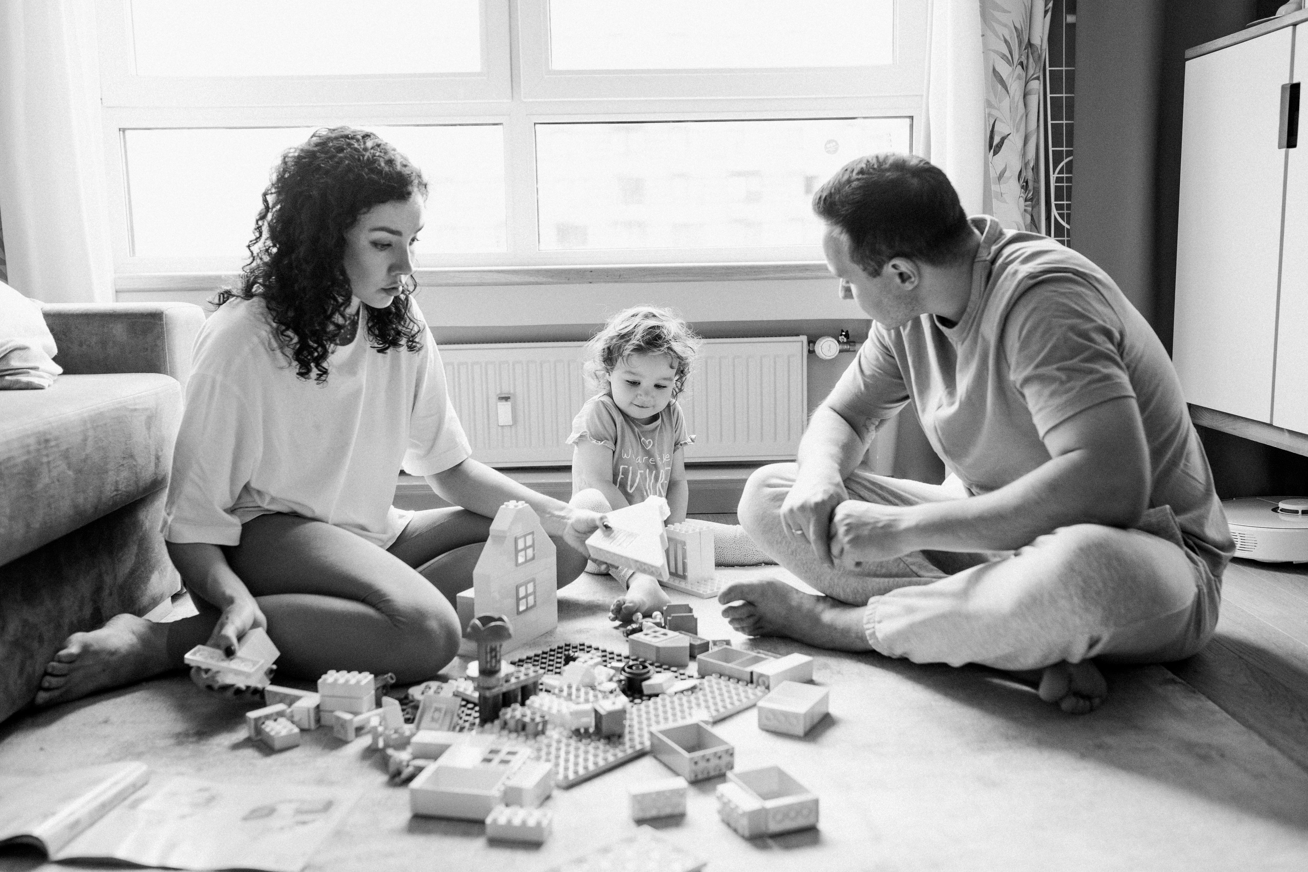 Семейная фотосессия Лизы, Максима и малышки Милы. Лена Крутова. Фотограф в Москве